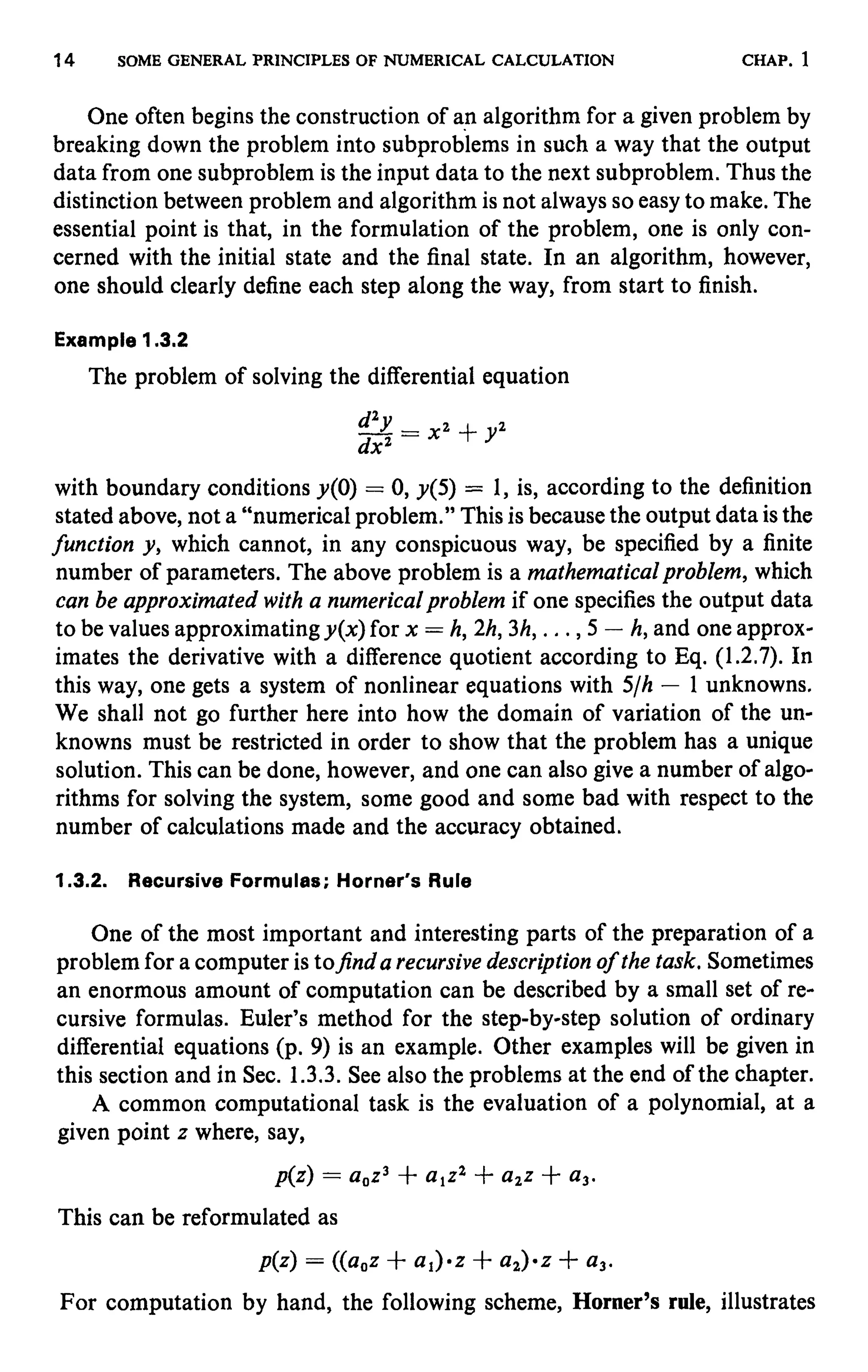 Numerical methods