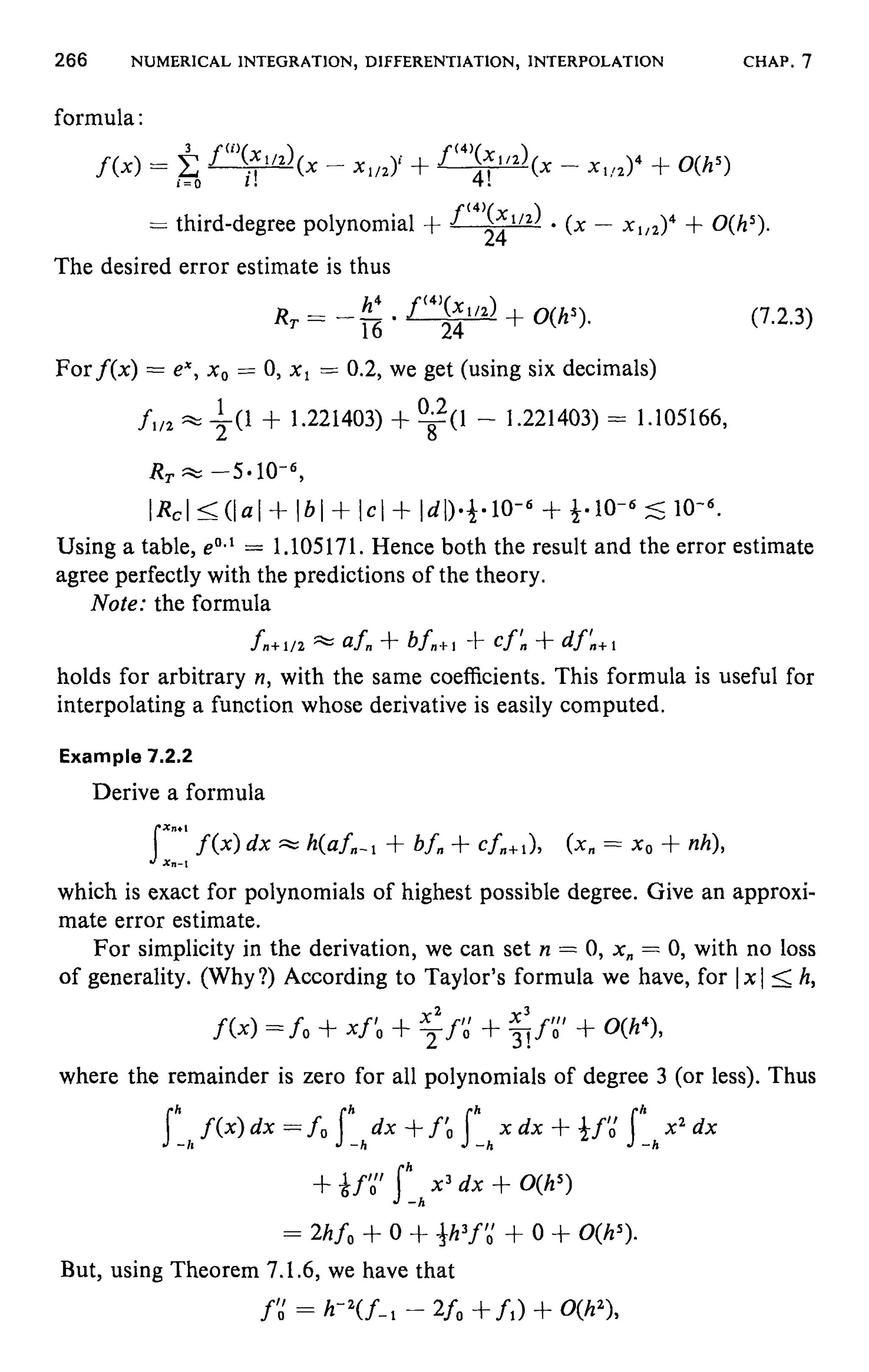 Numerical methods