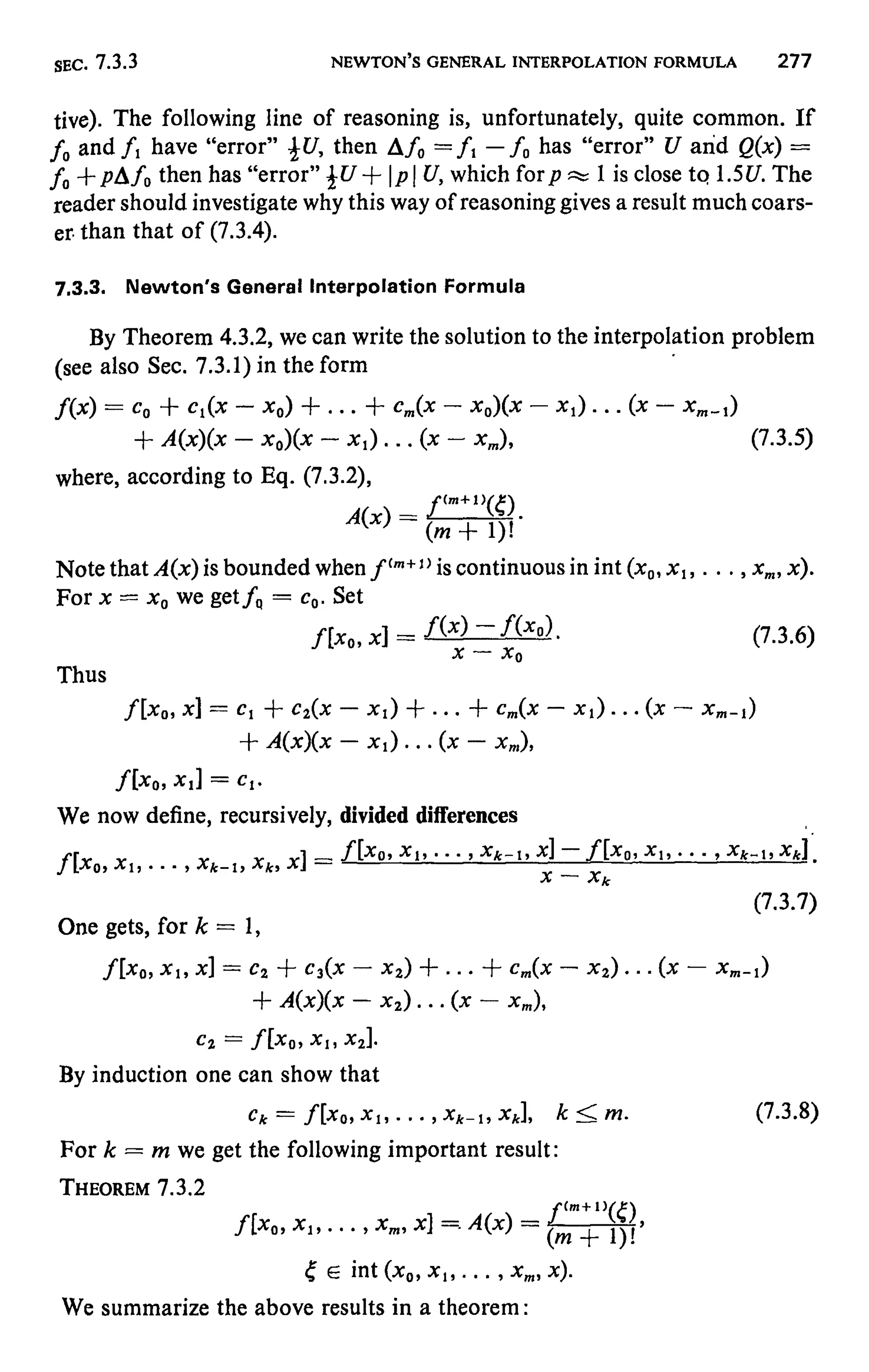 Numerical methods