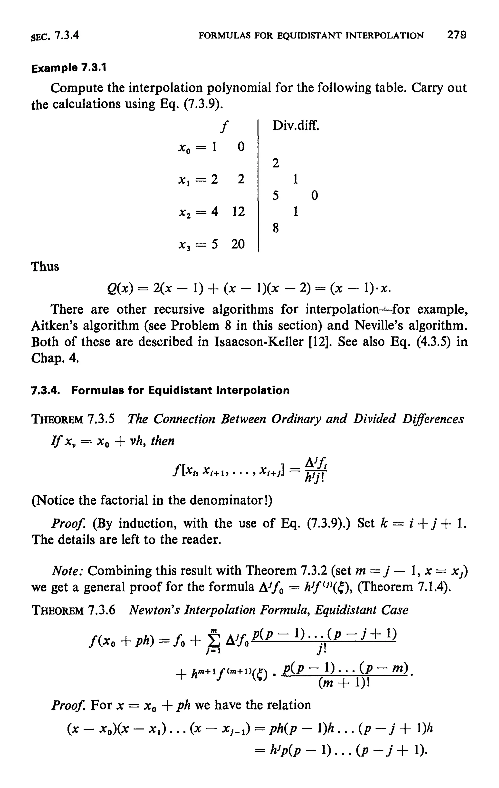 Numerical methods