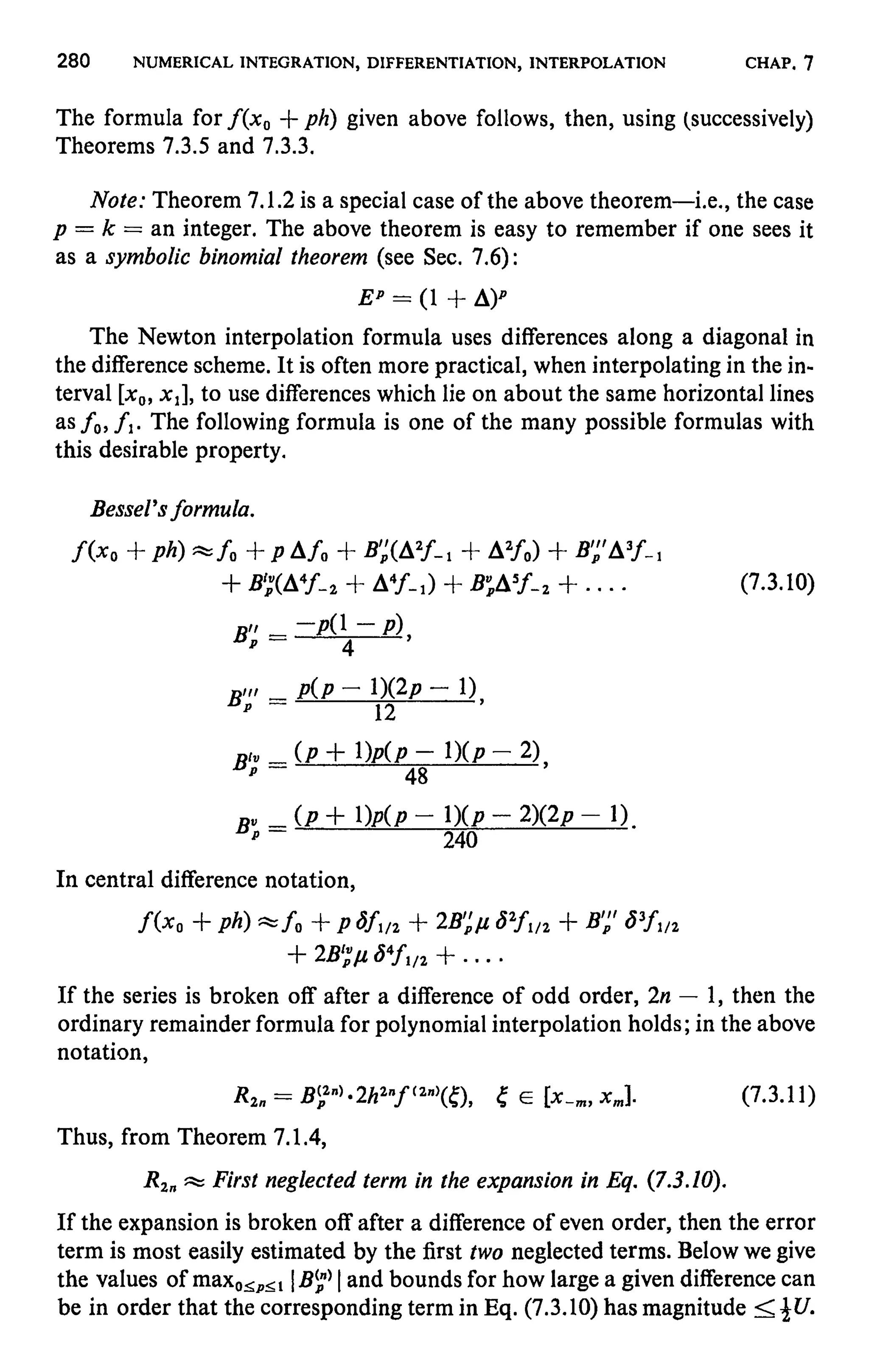 Numerical methods
