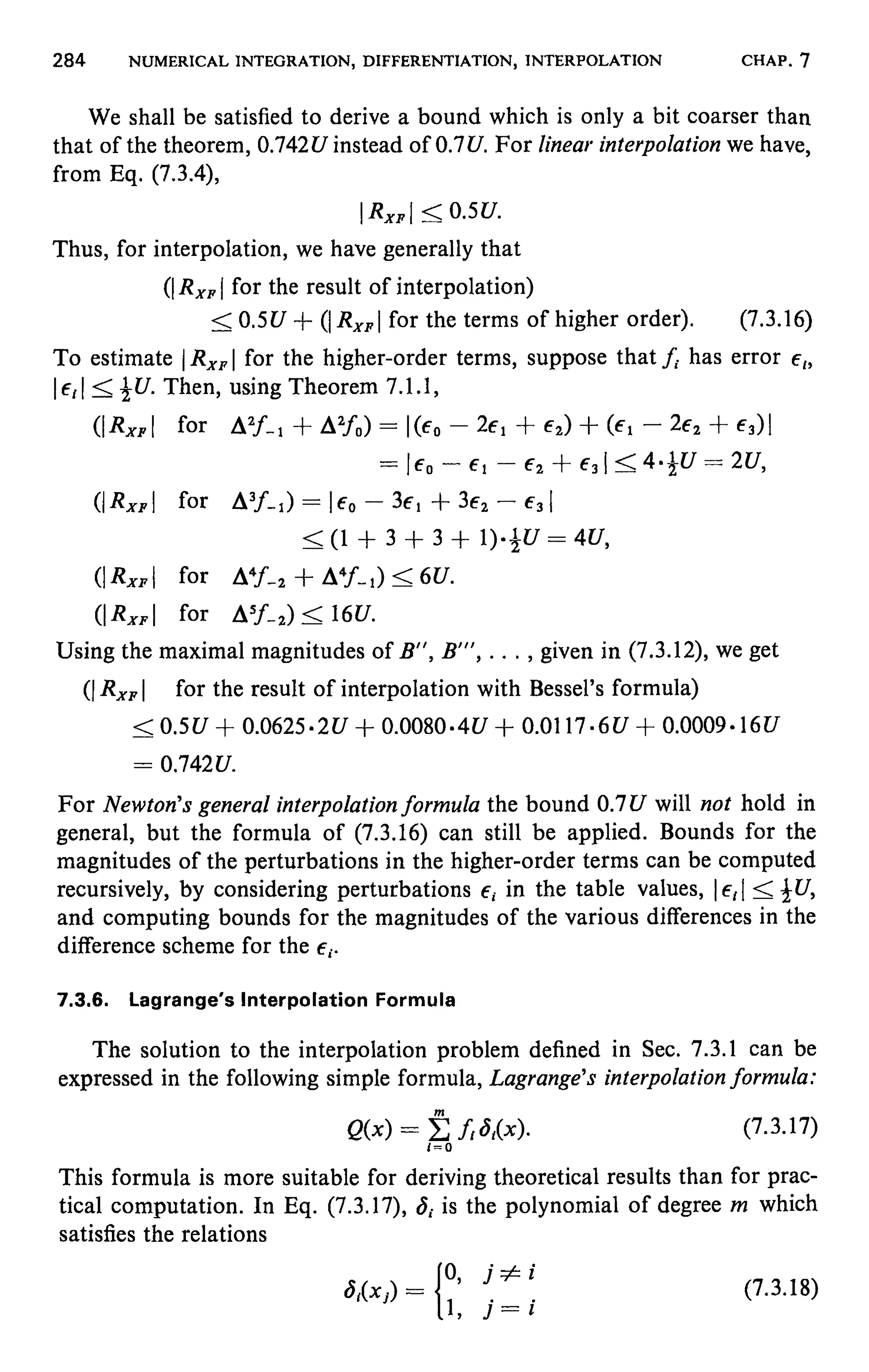 Numerical methods