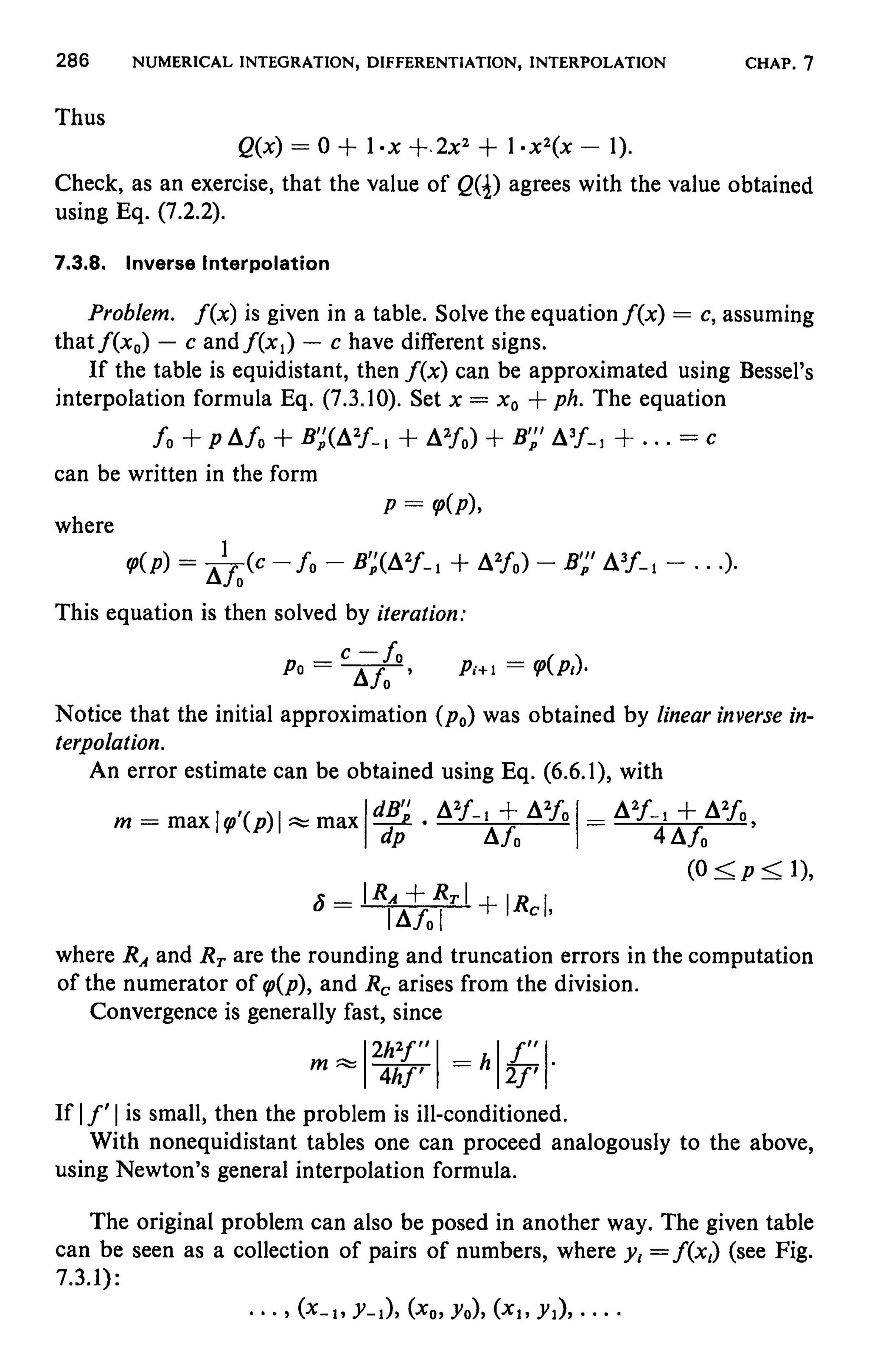 Numerical methods