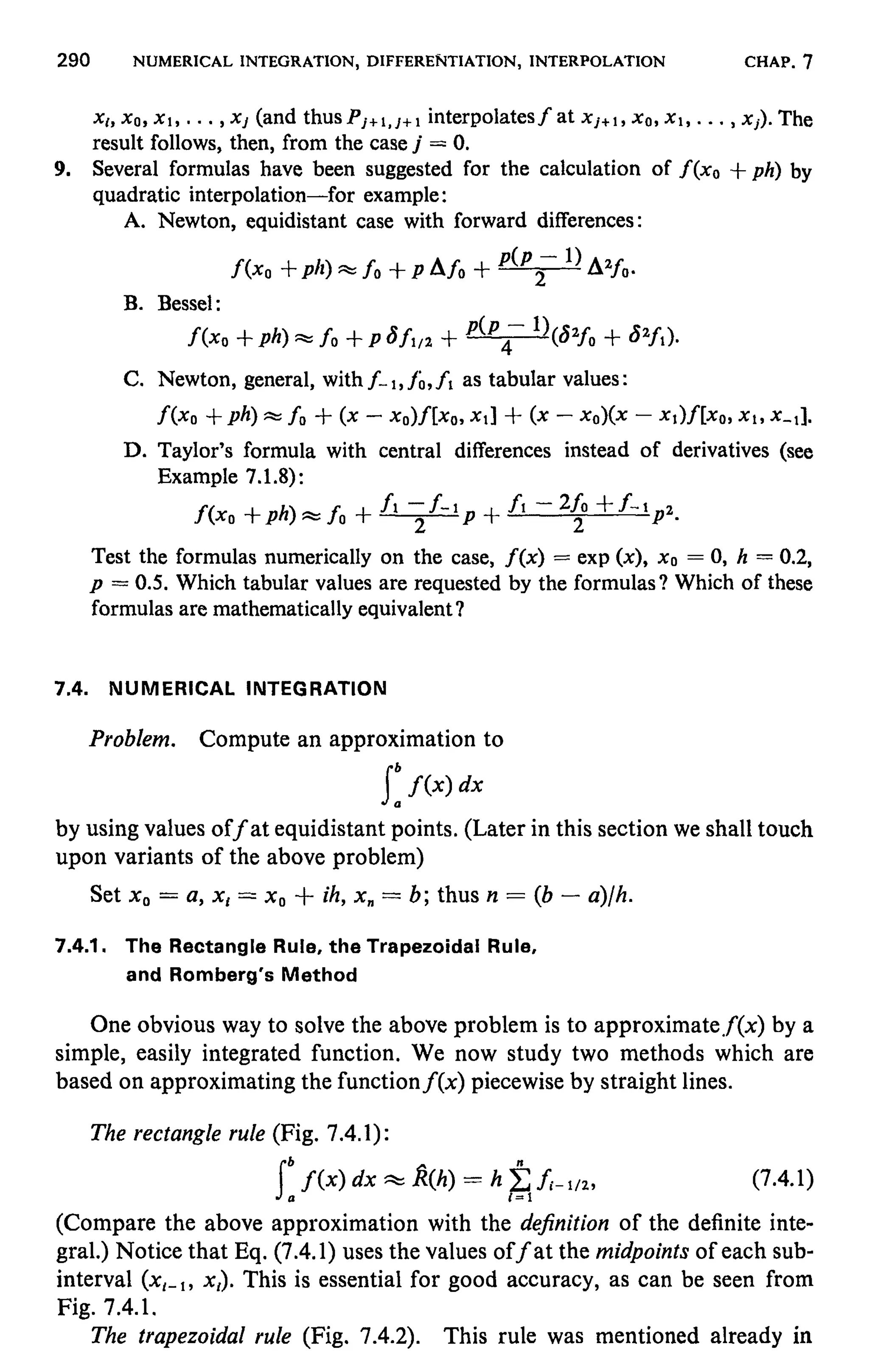 Numerical methods