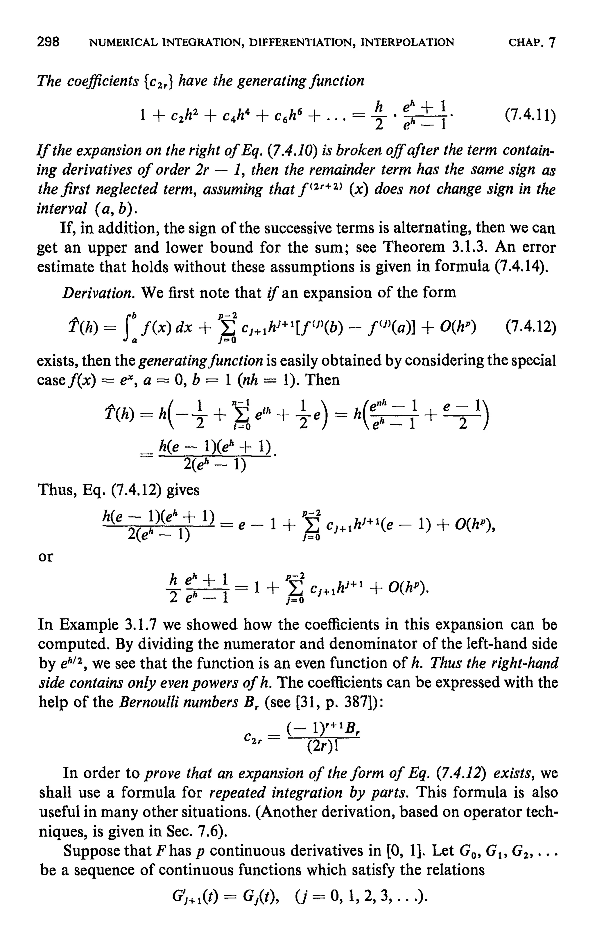Numerical methods