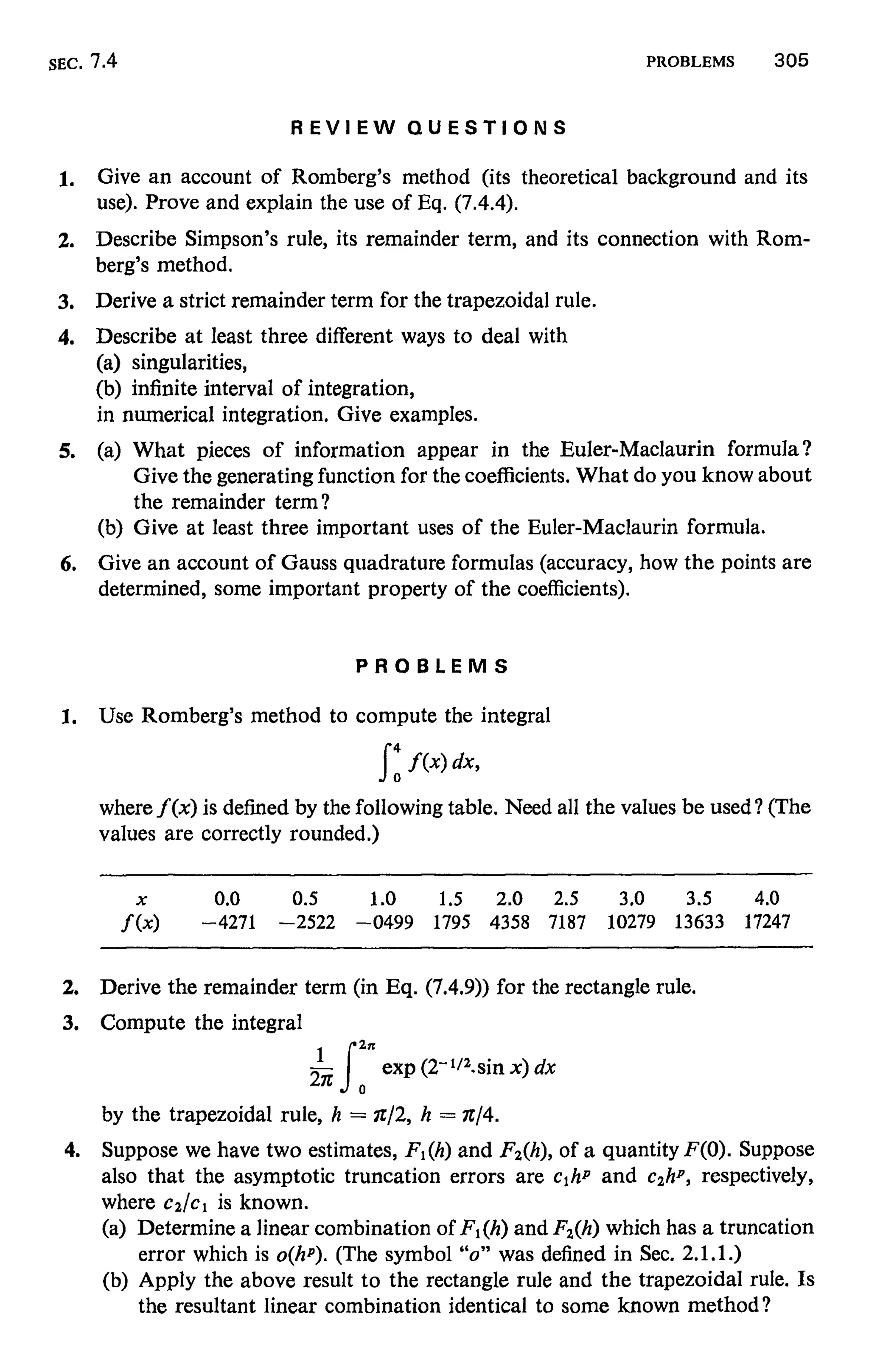 Numerical methods