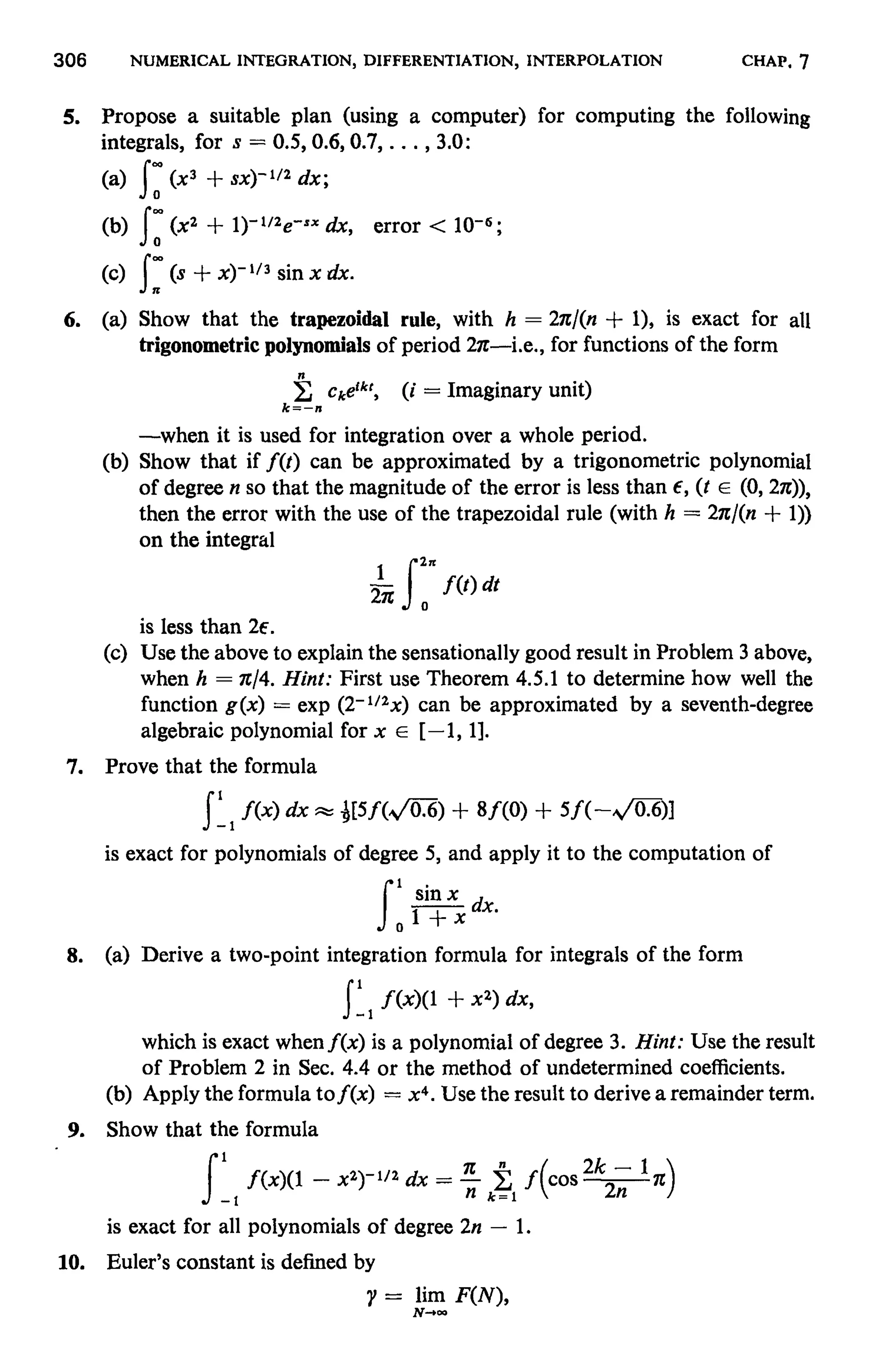Numerical methods