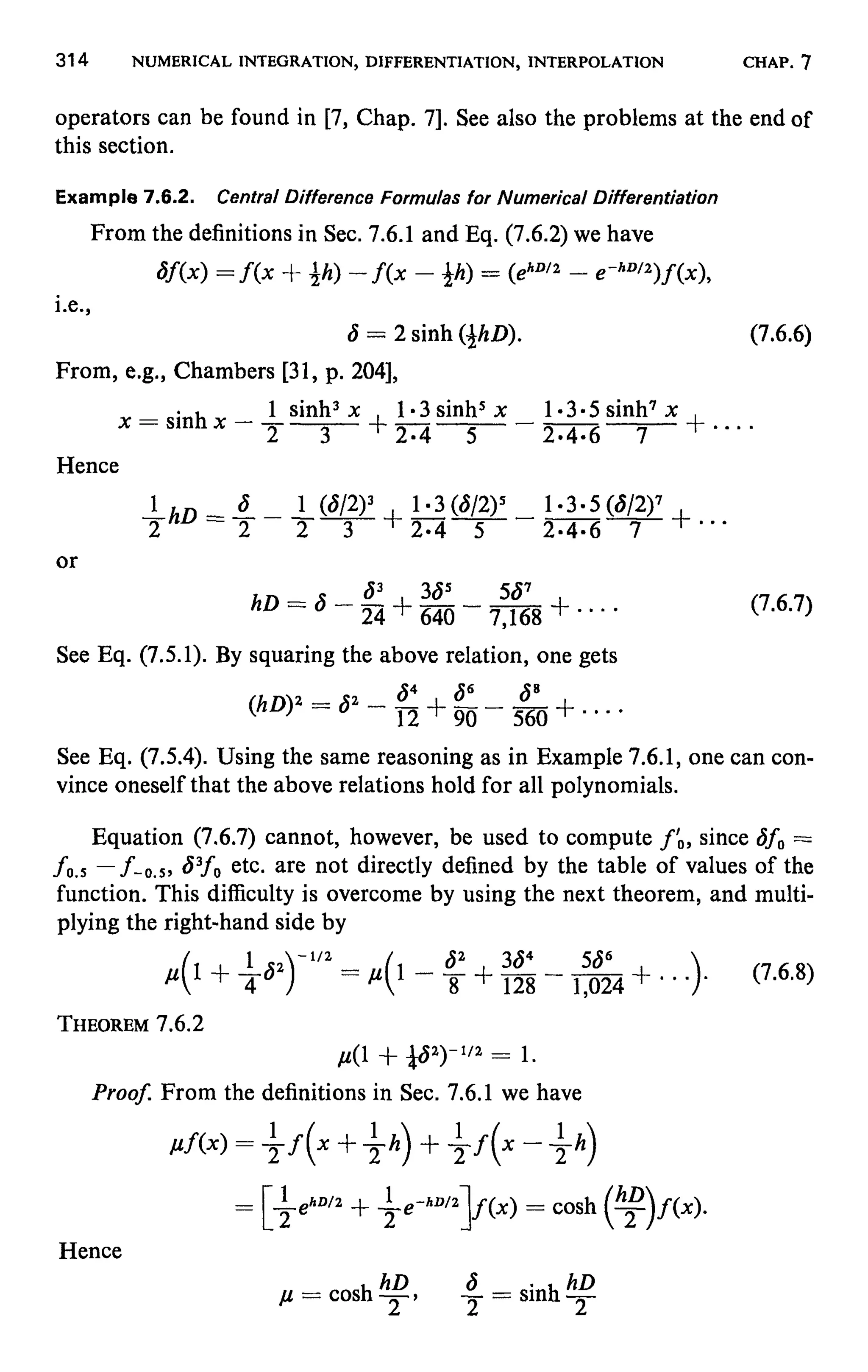 Numerical methods