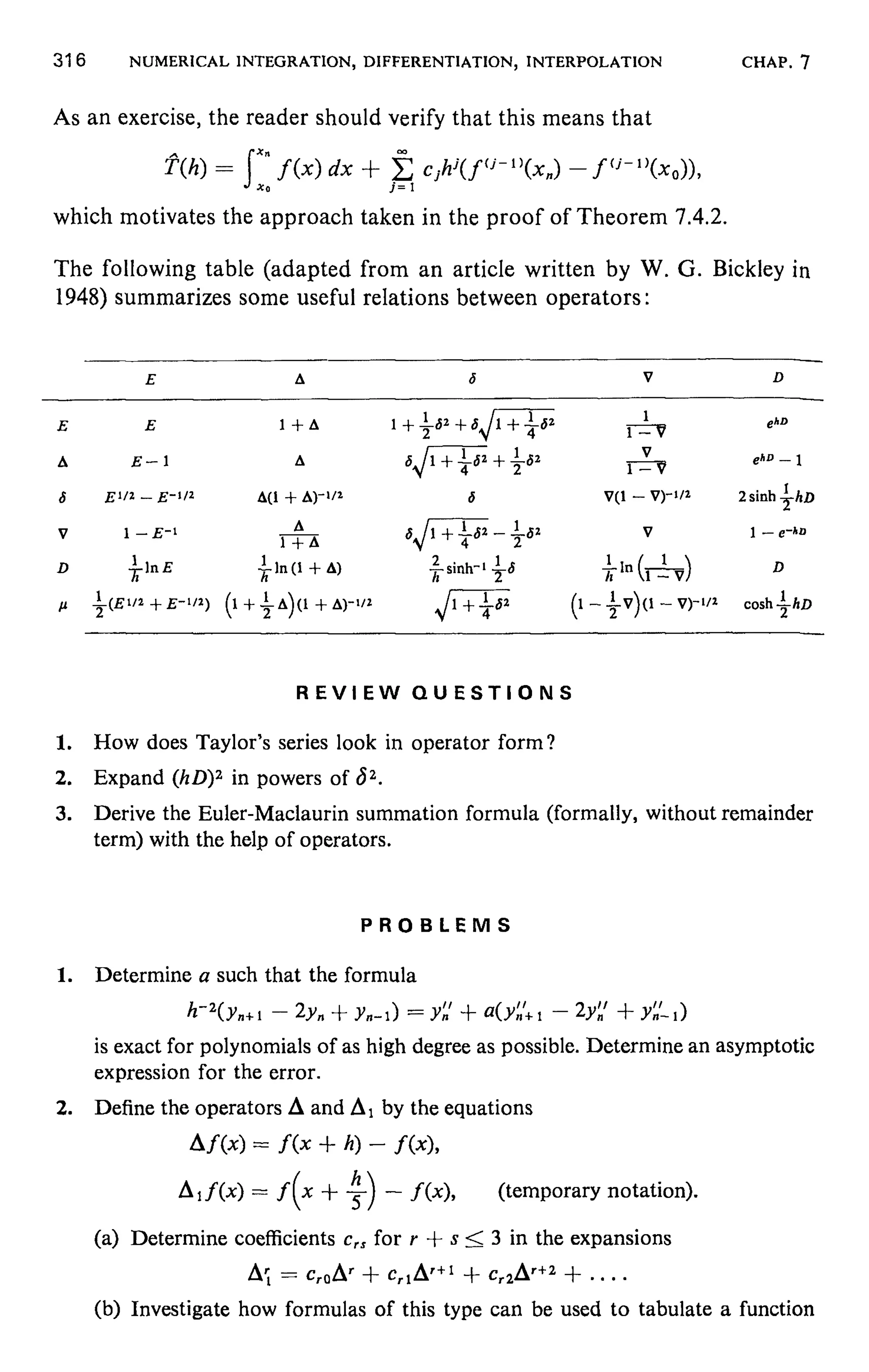 Numerical methods