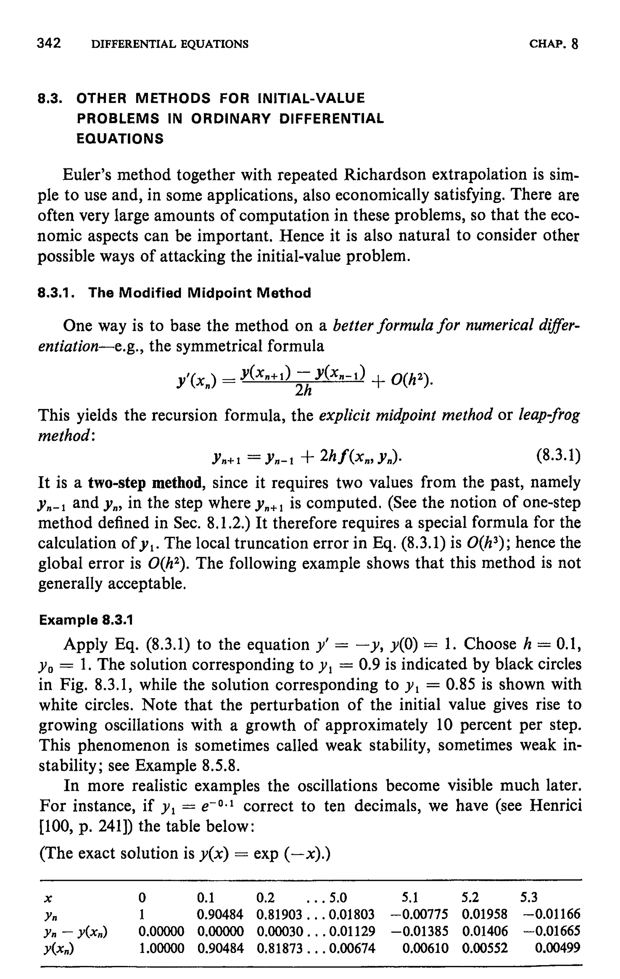 Numerical methods