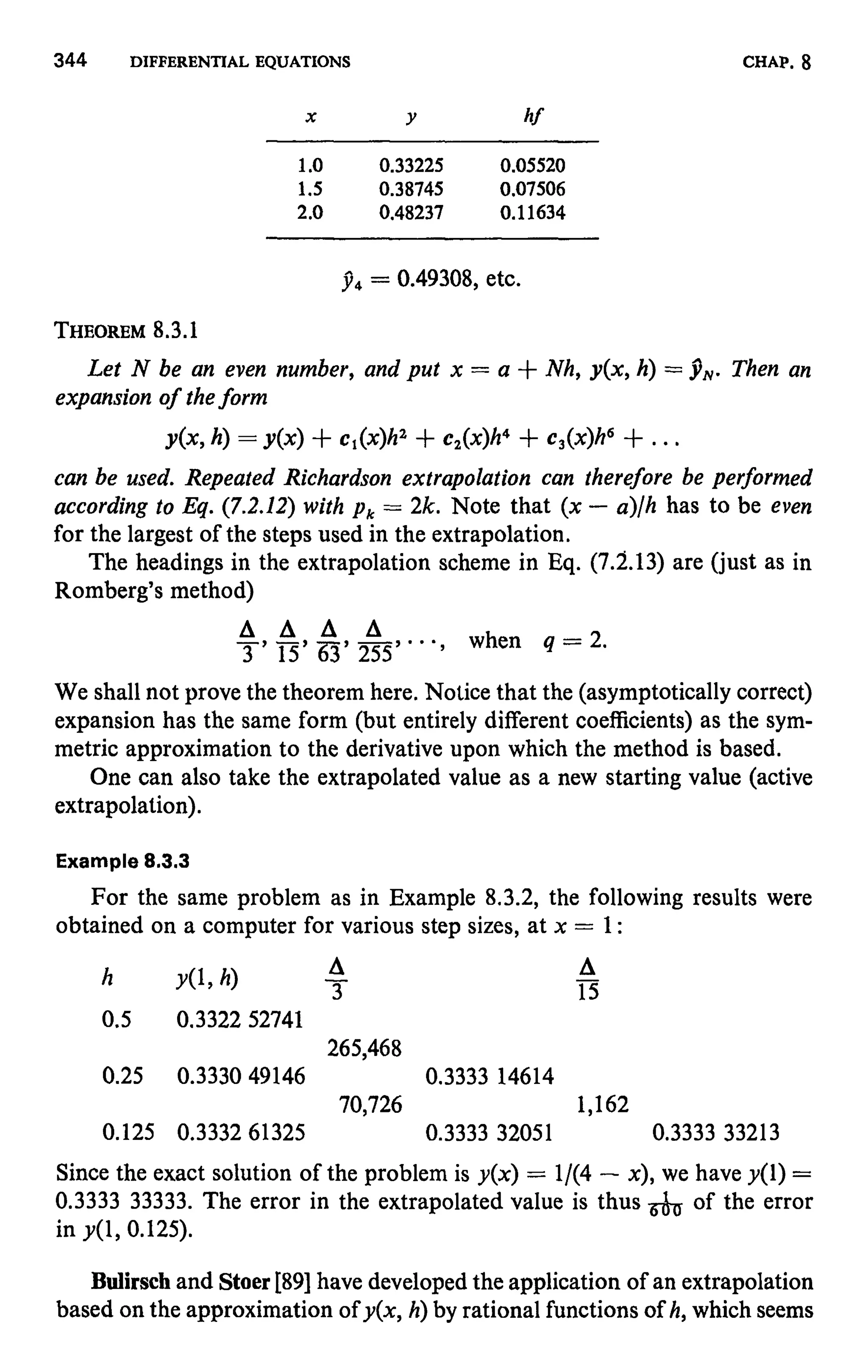 Numerical methods