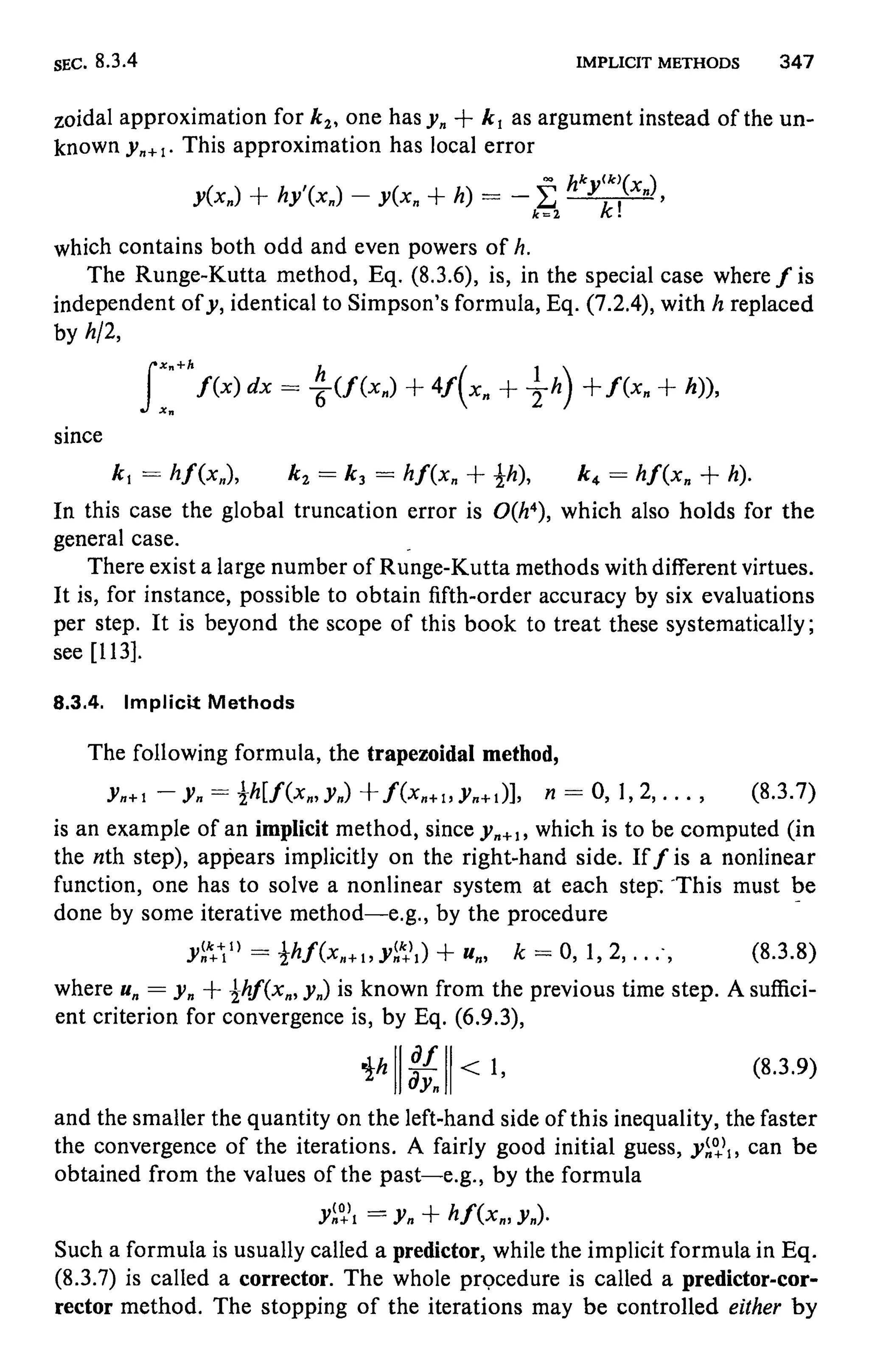 Numerical methods