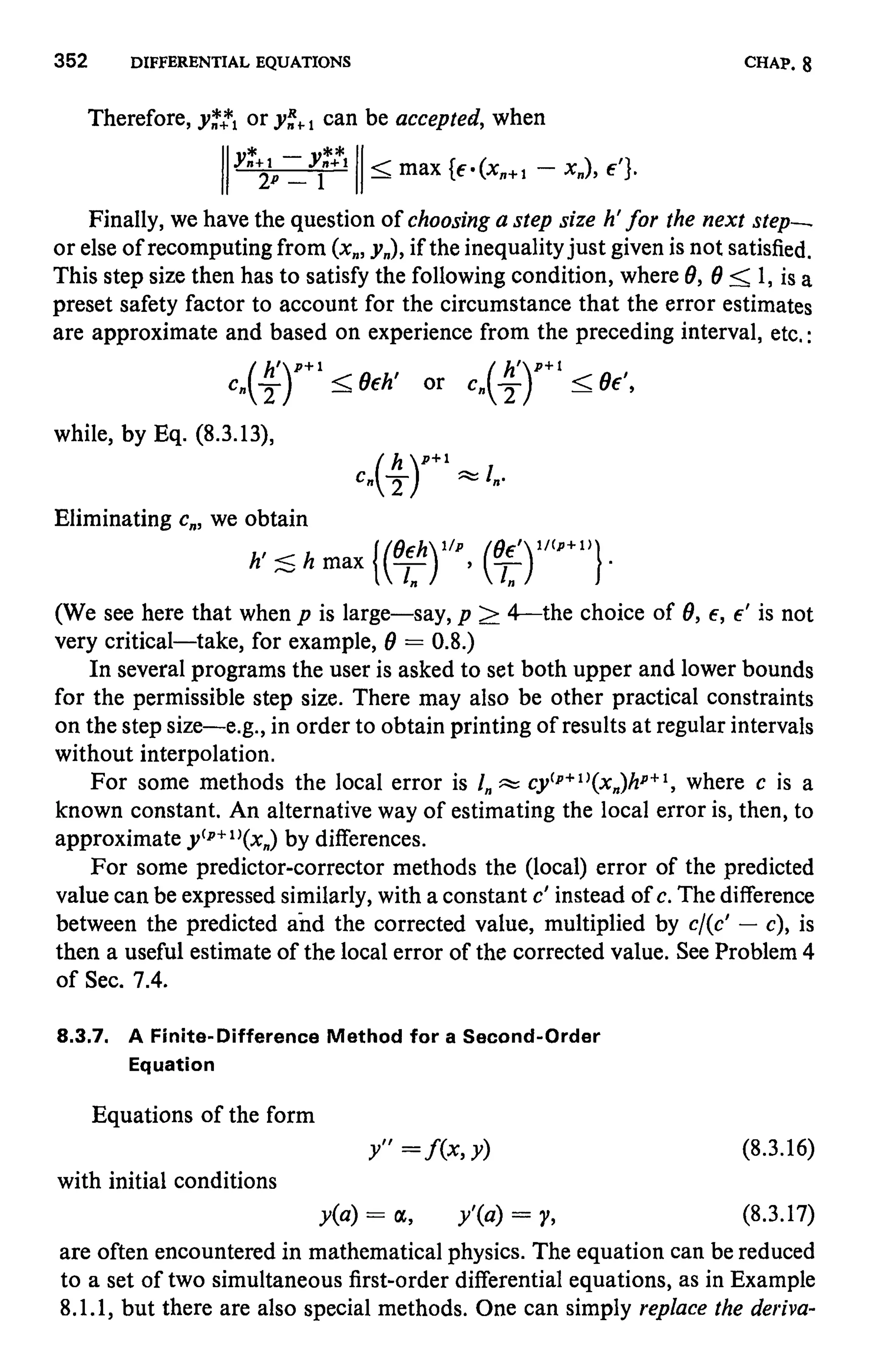 Numerical methods