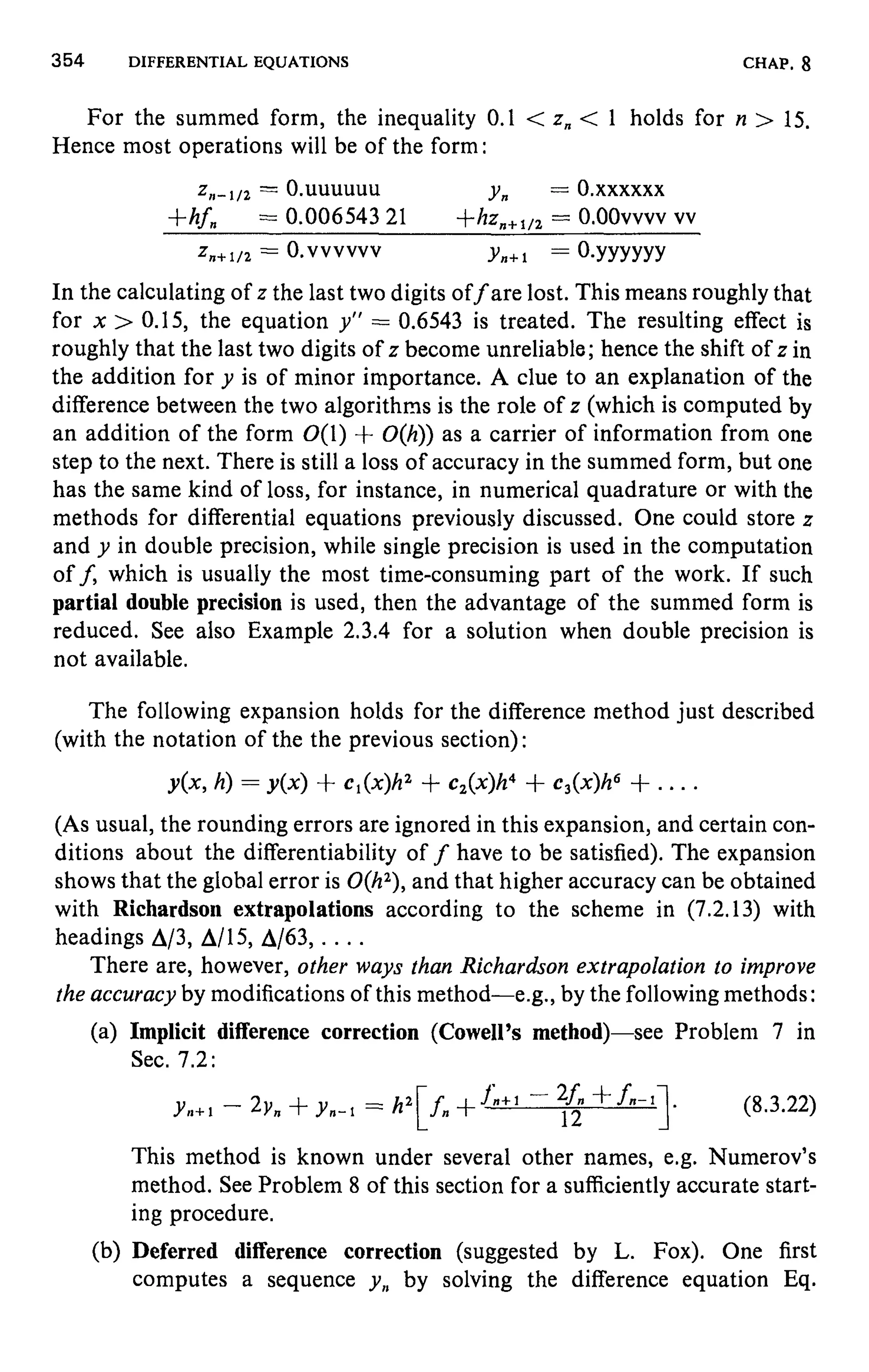 Numerical methods