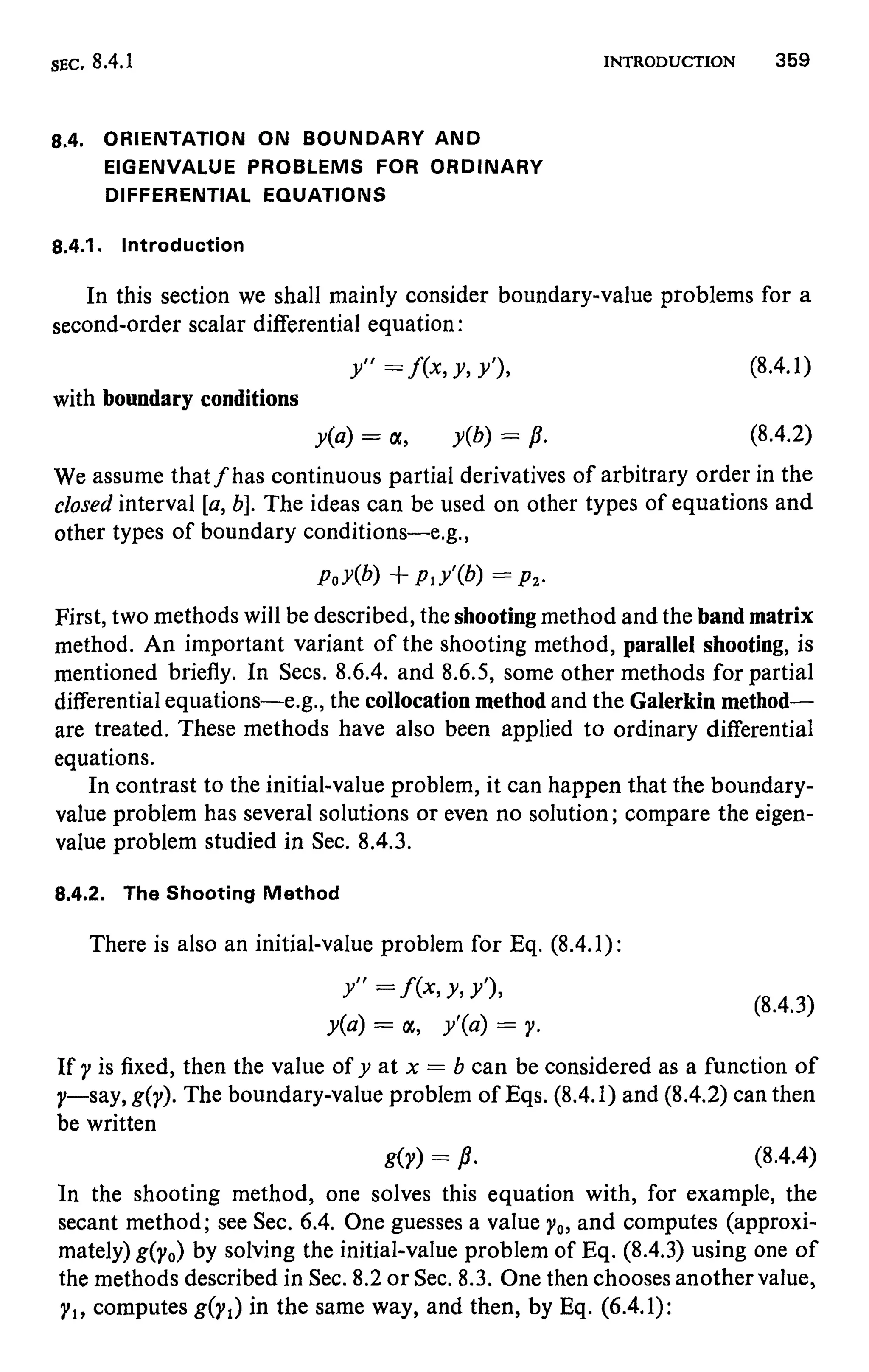 Numerical methods