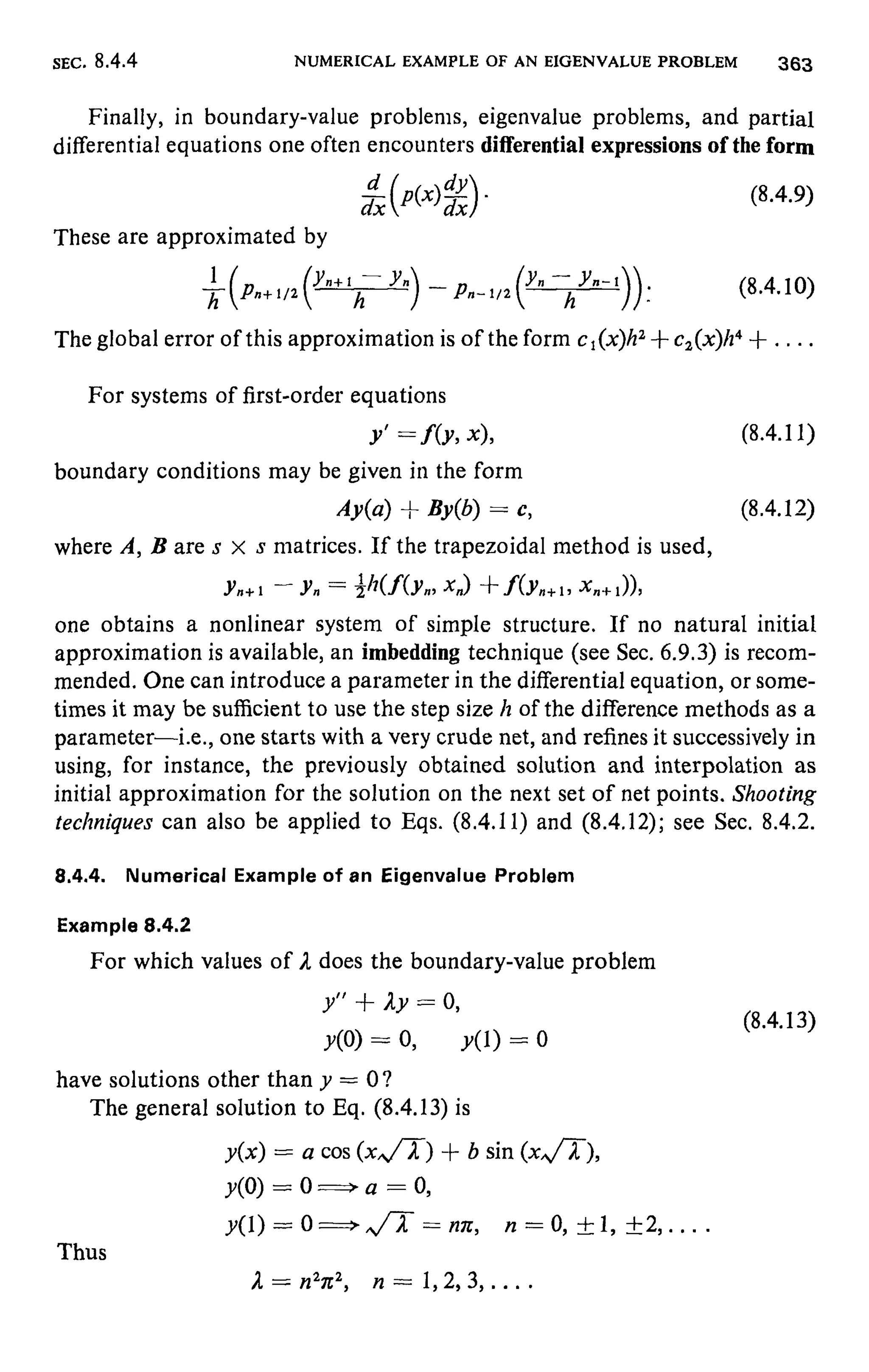 Numerical methods