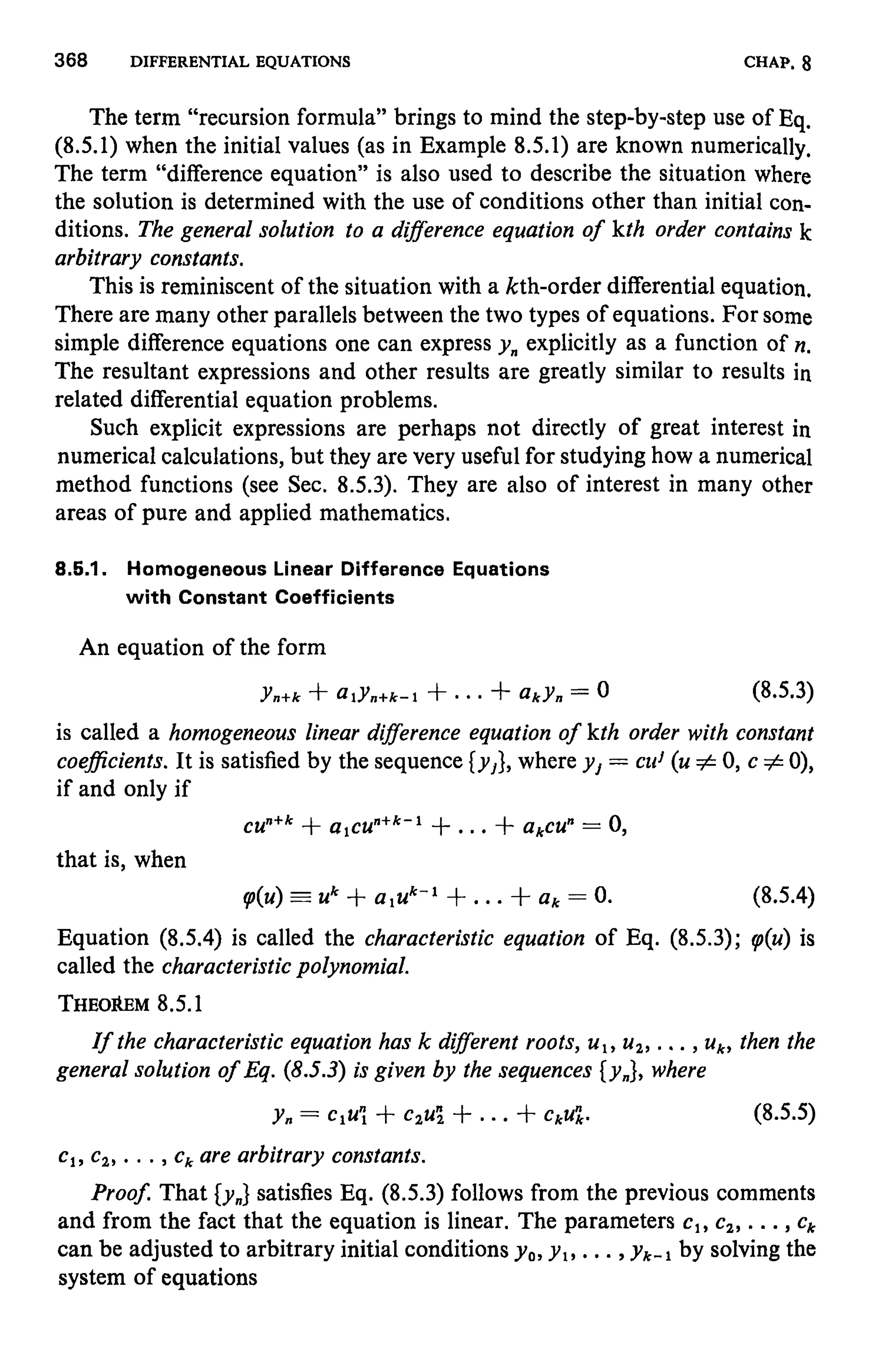 Numerical methods