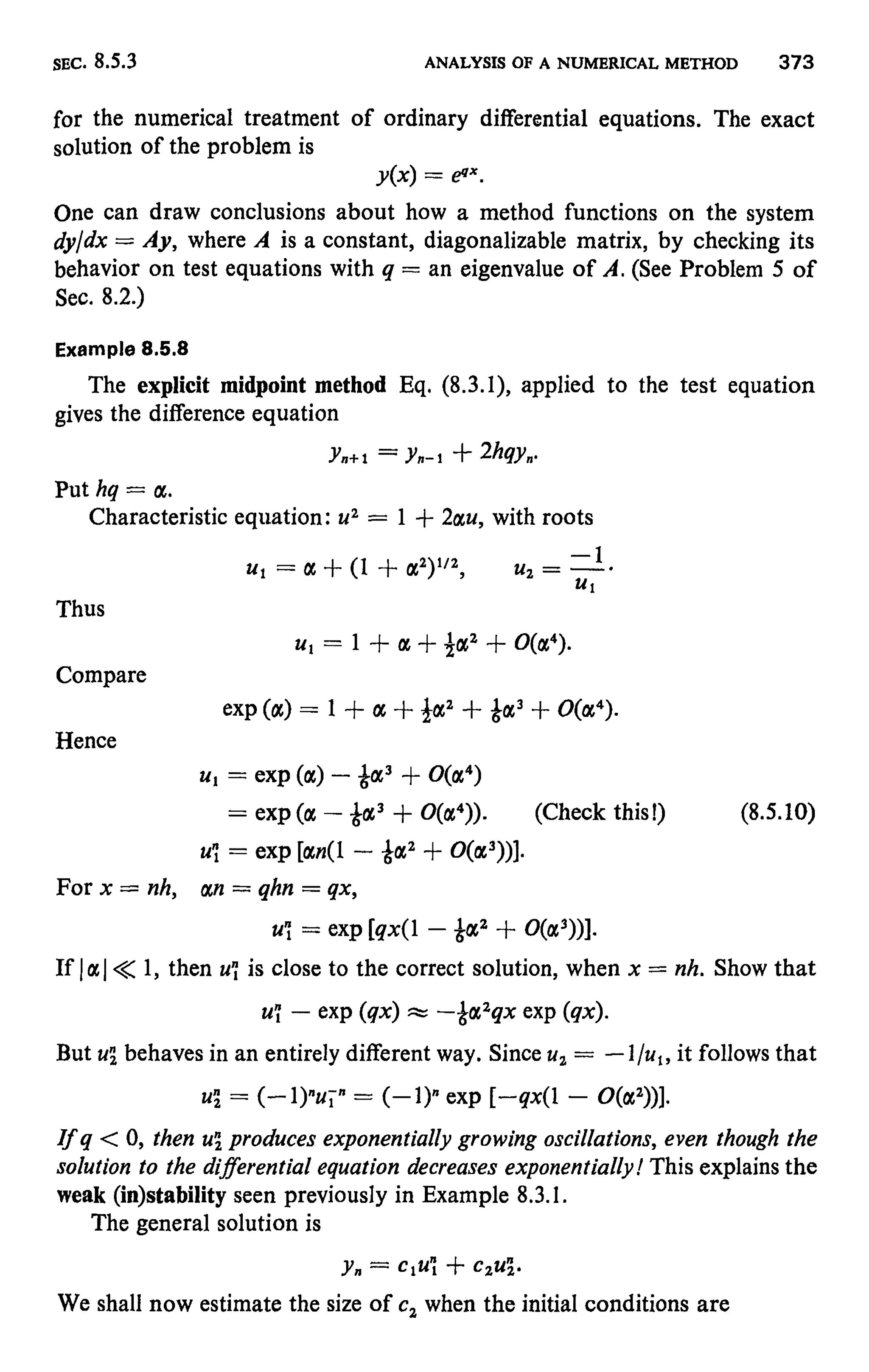 Numerical methods