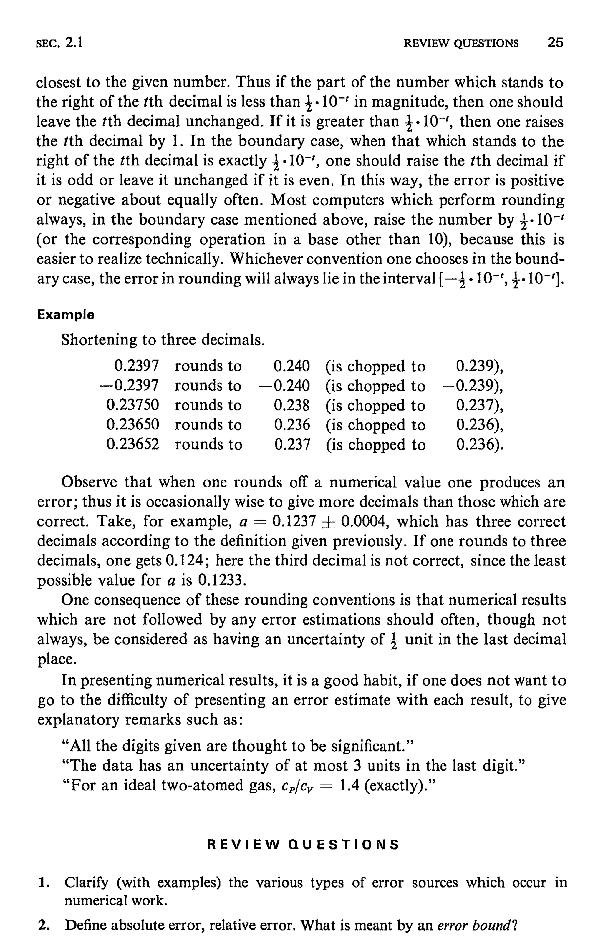 Numerical methods