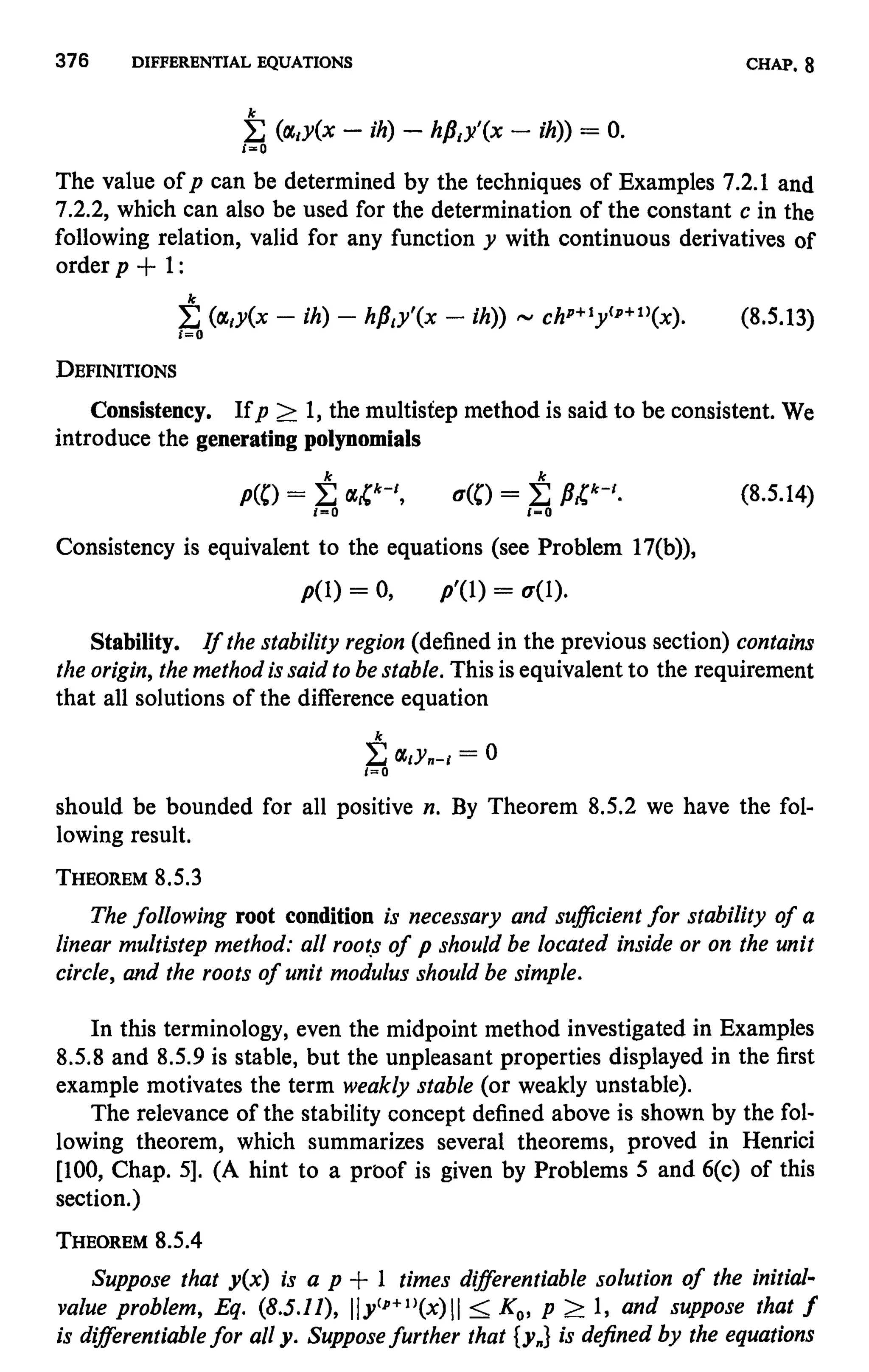 Numerical methods
