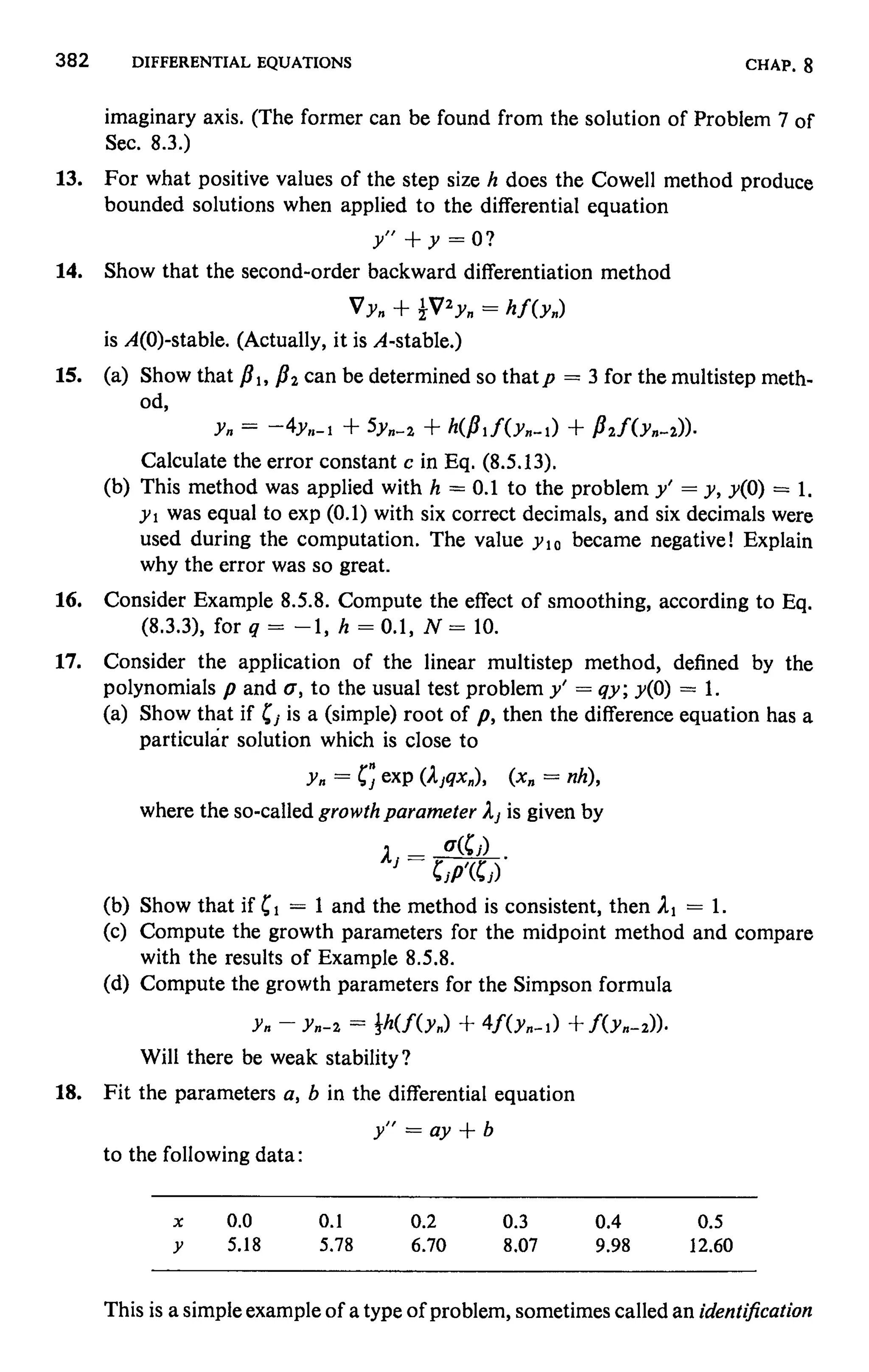 Numerical methods