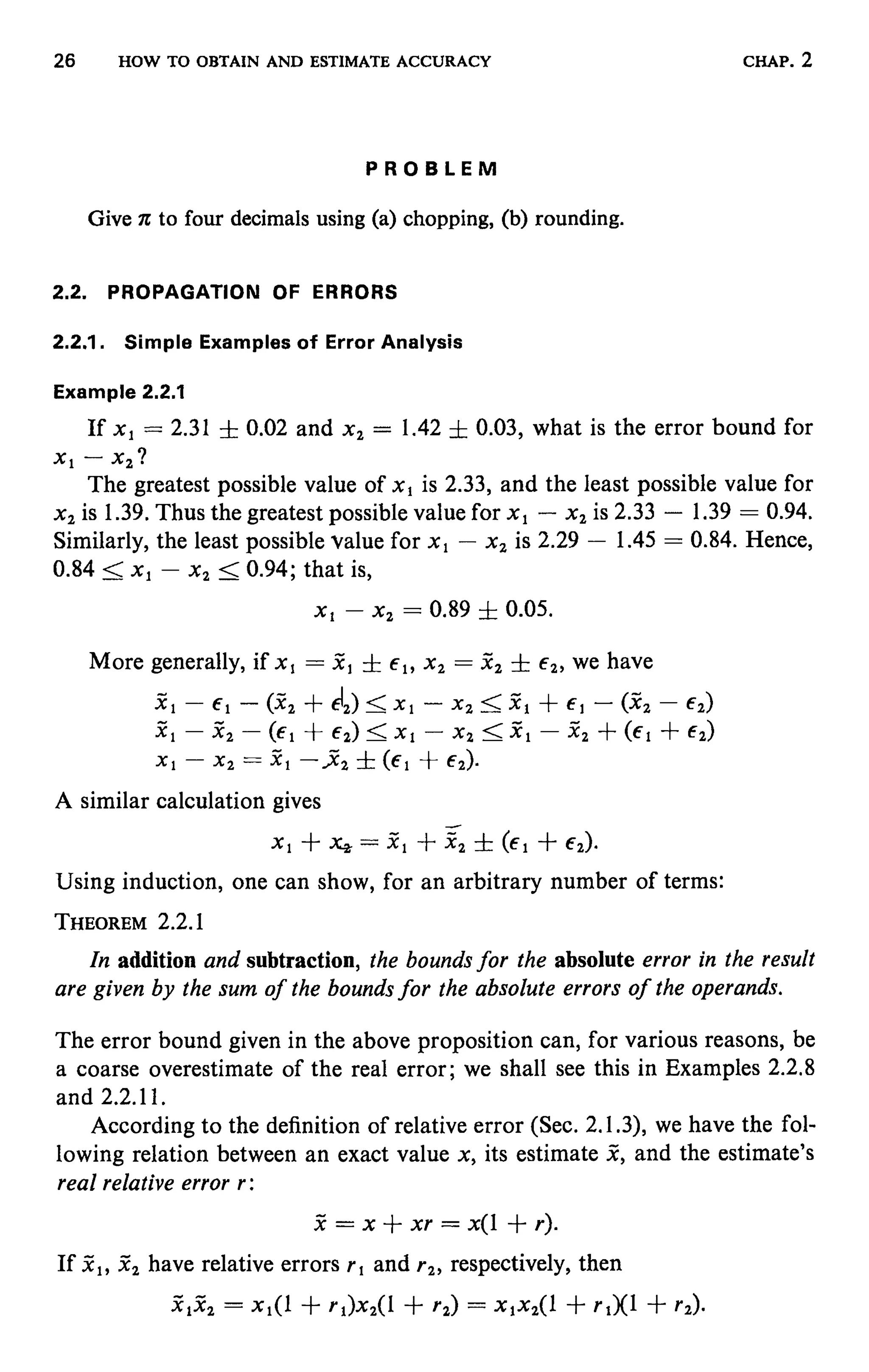 Numerical methods