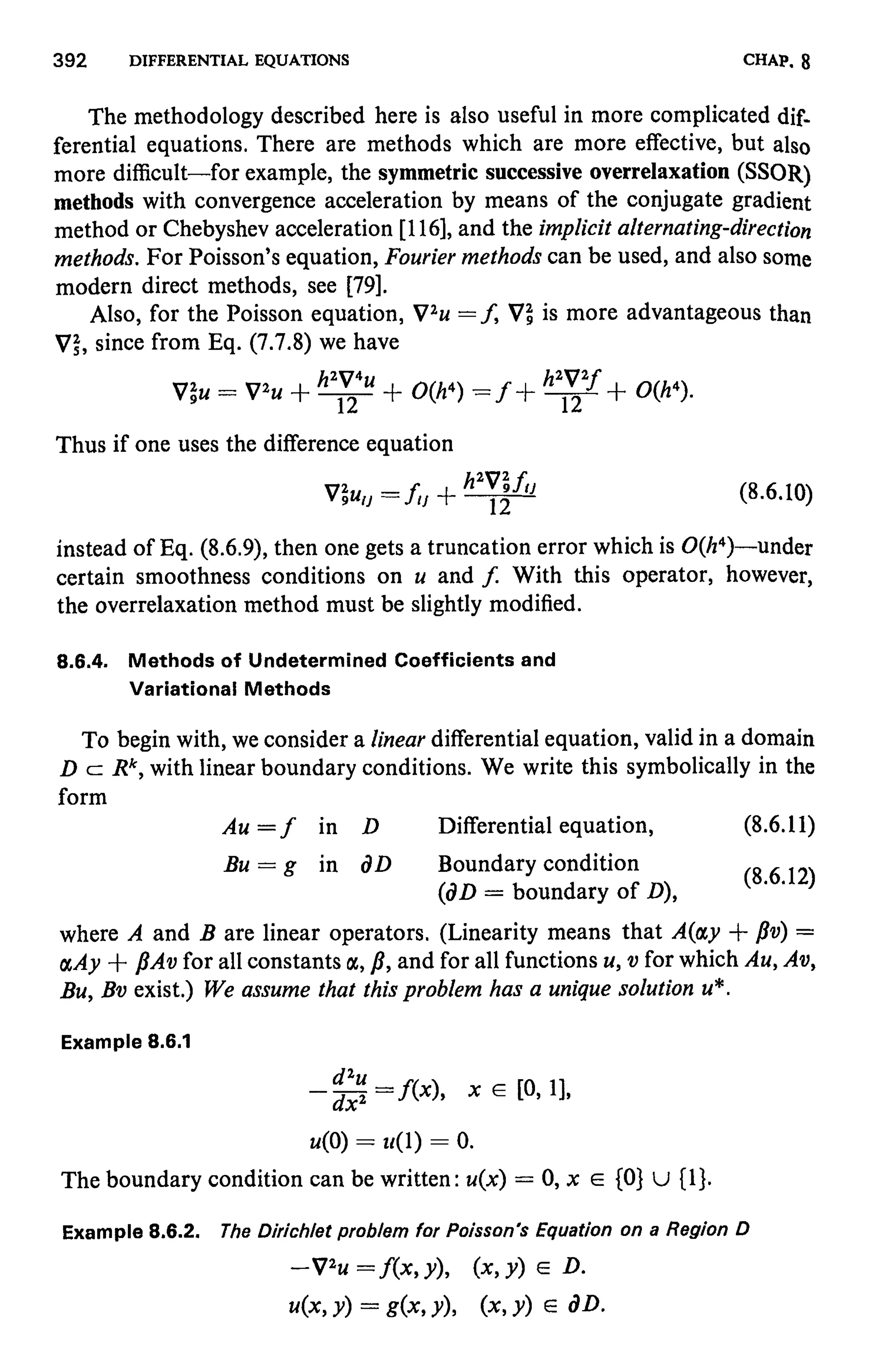 Numerical methods