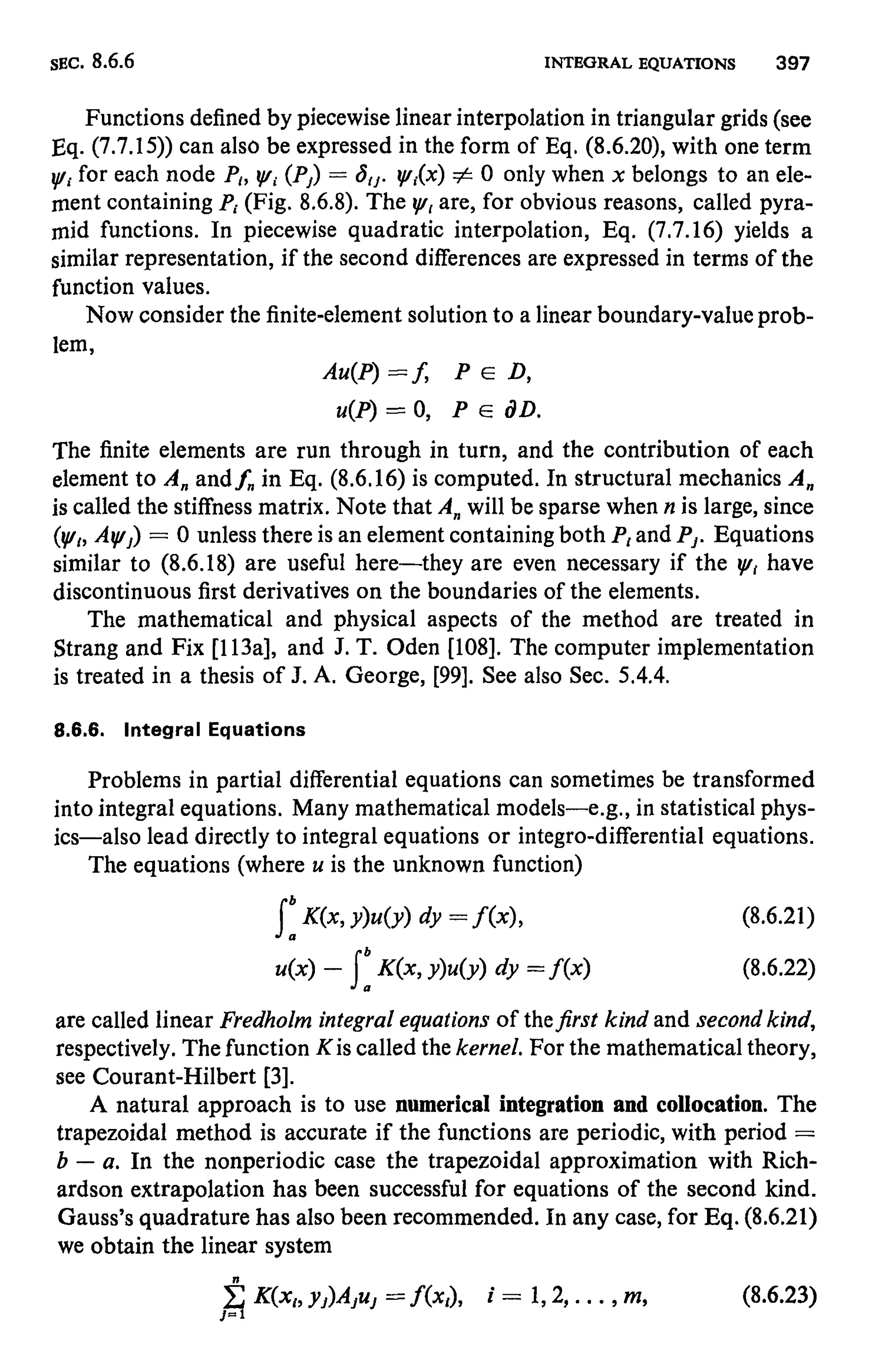Numerical methods