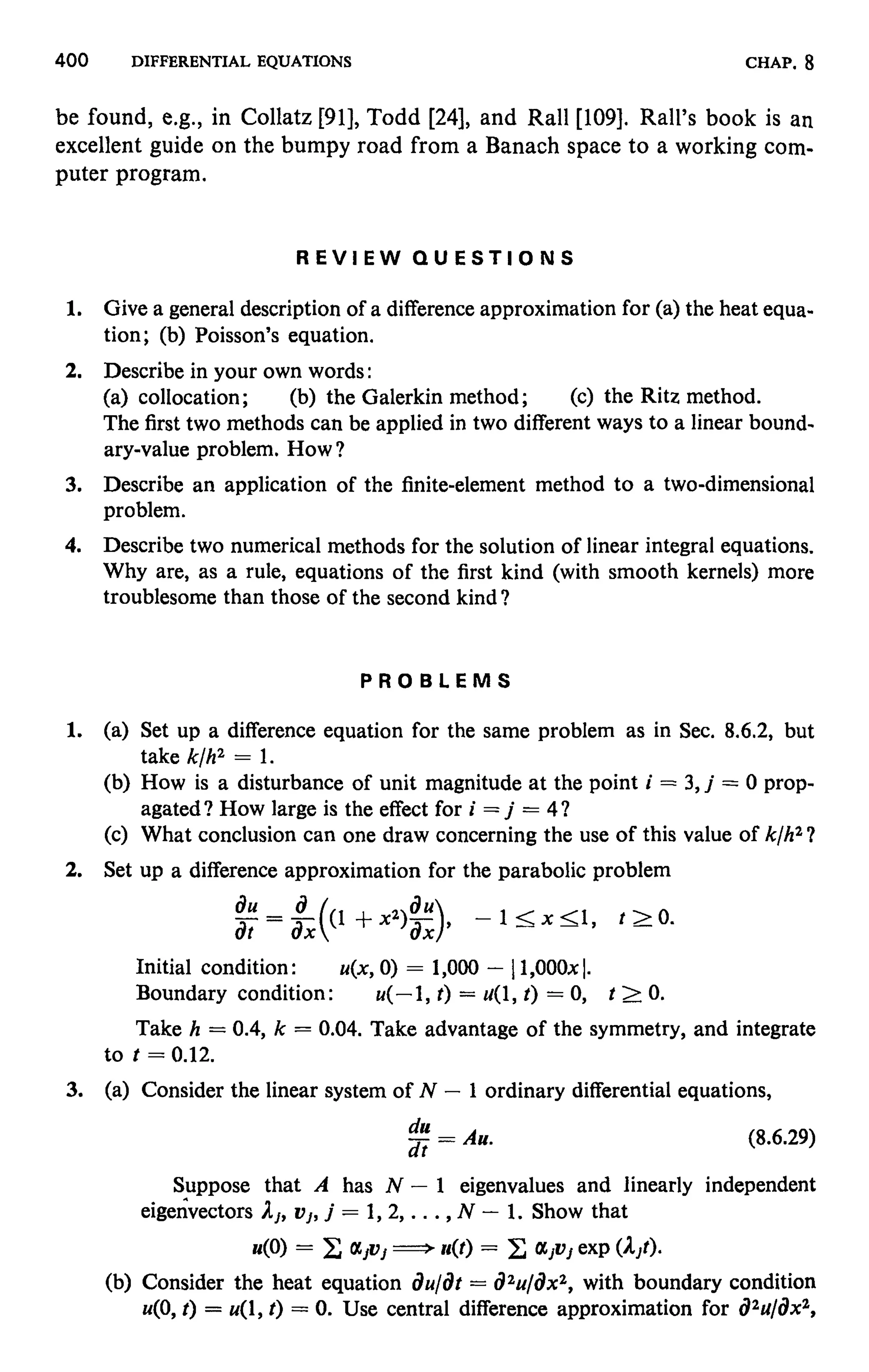 Numerical methods
