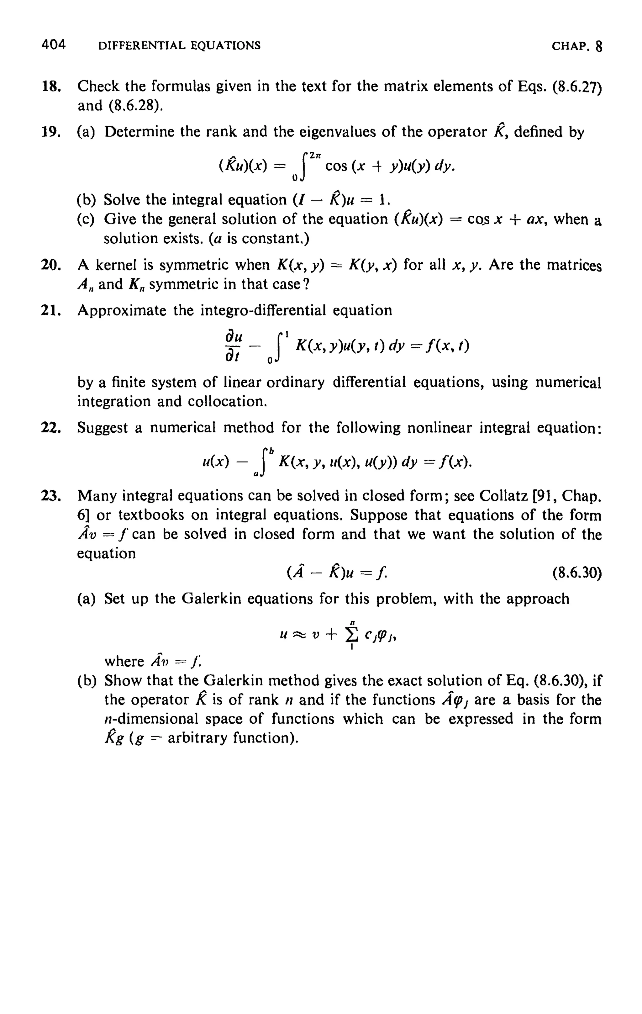 Numerical methods