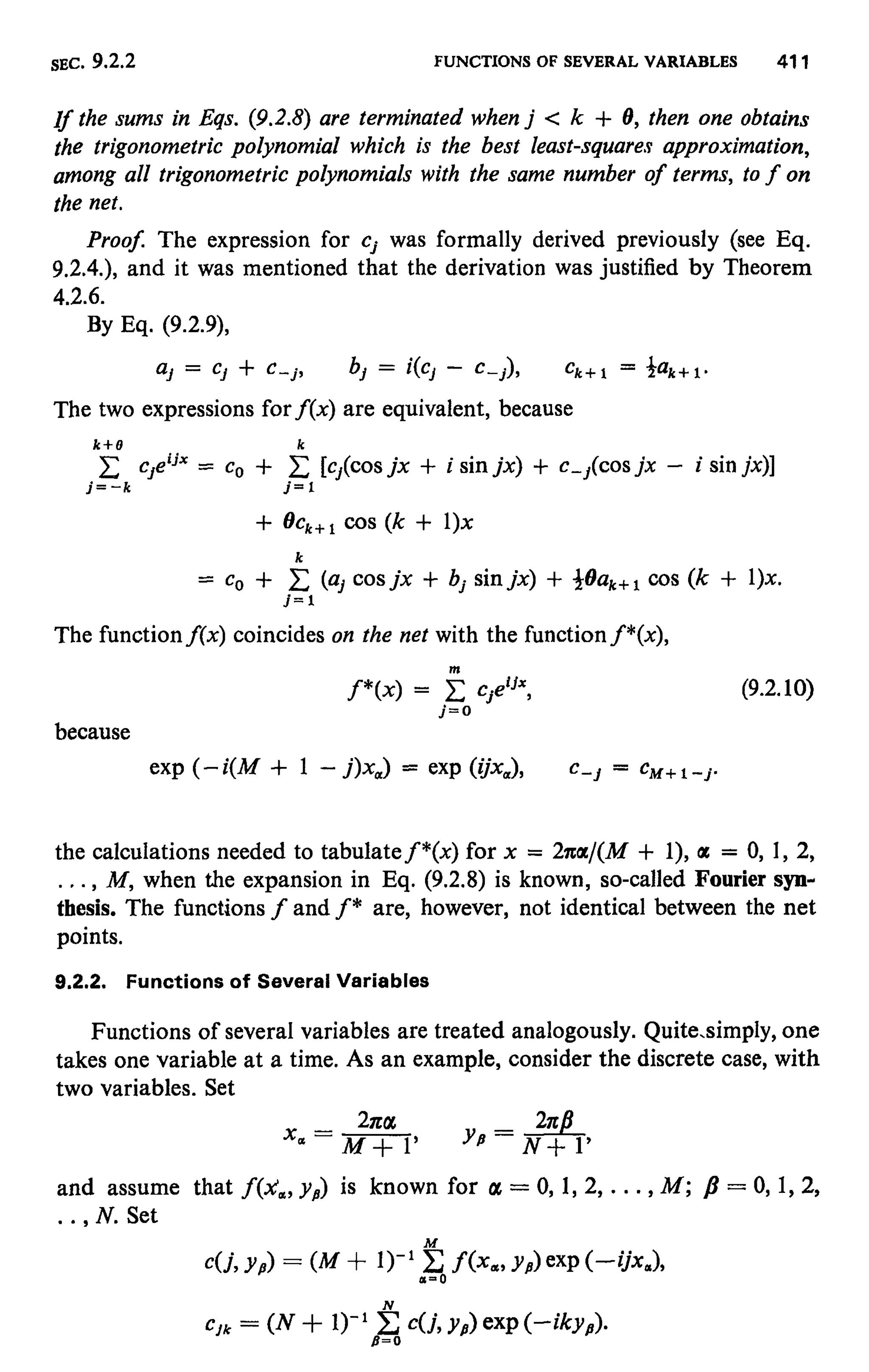 Numerical methods