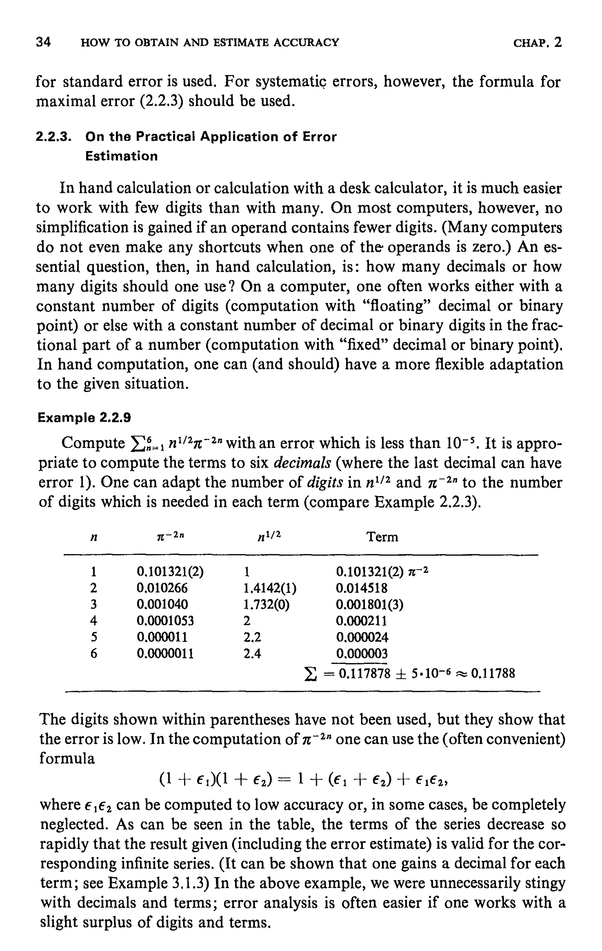 Numerical methods