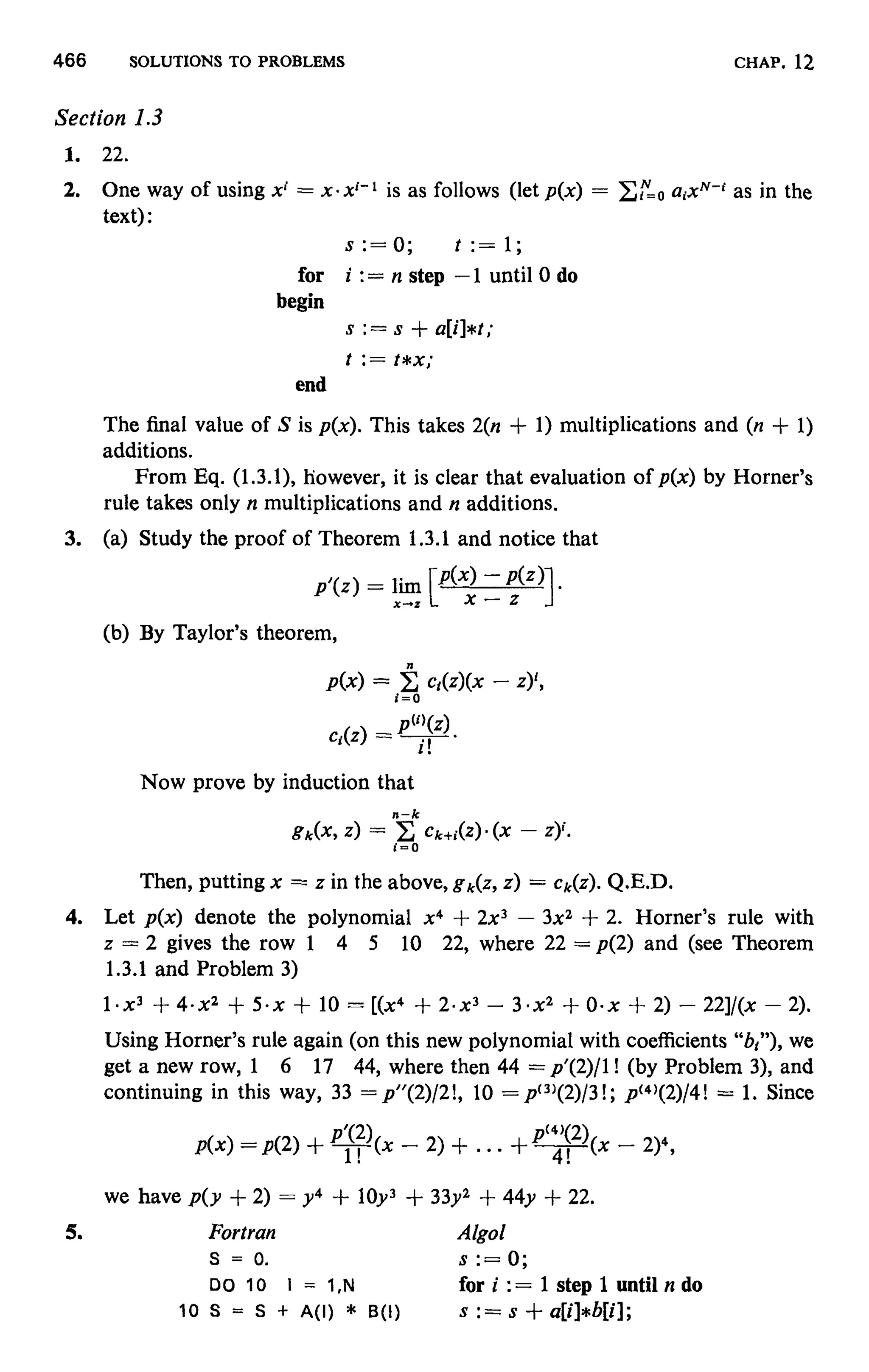 Numerical methods