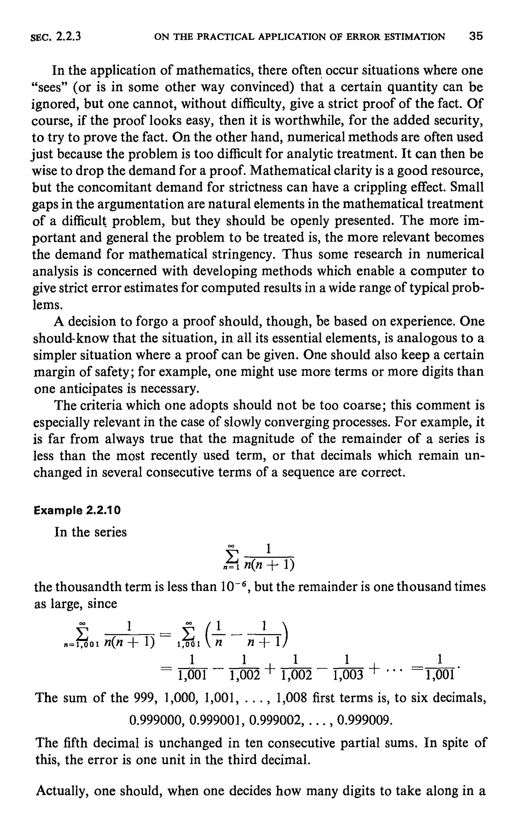 Numerical methods