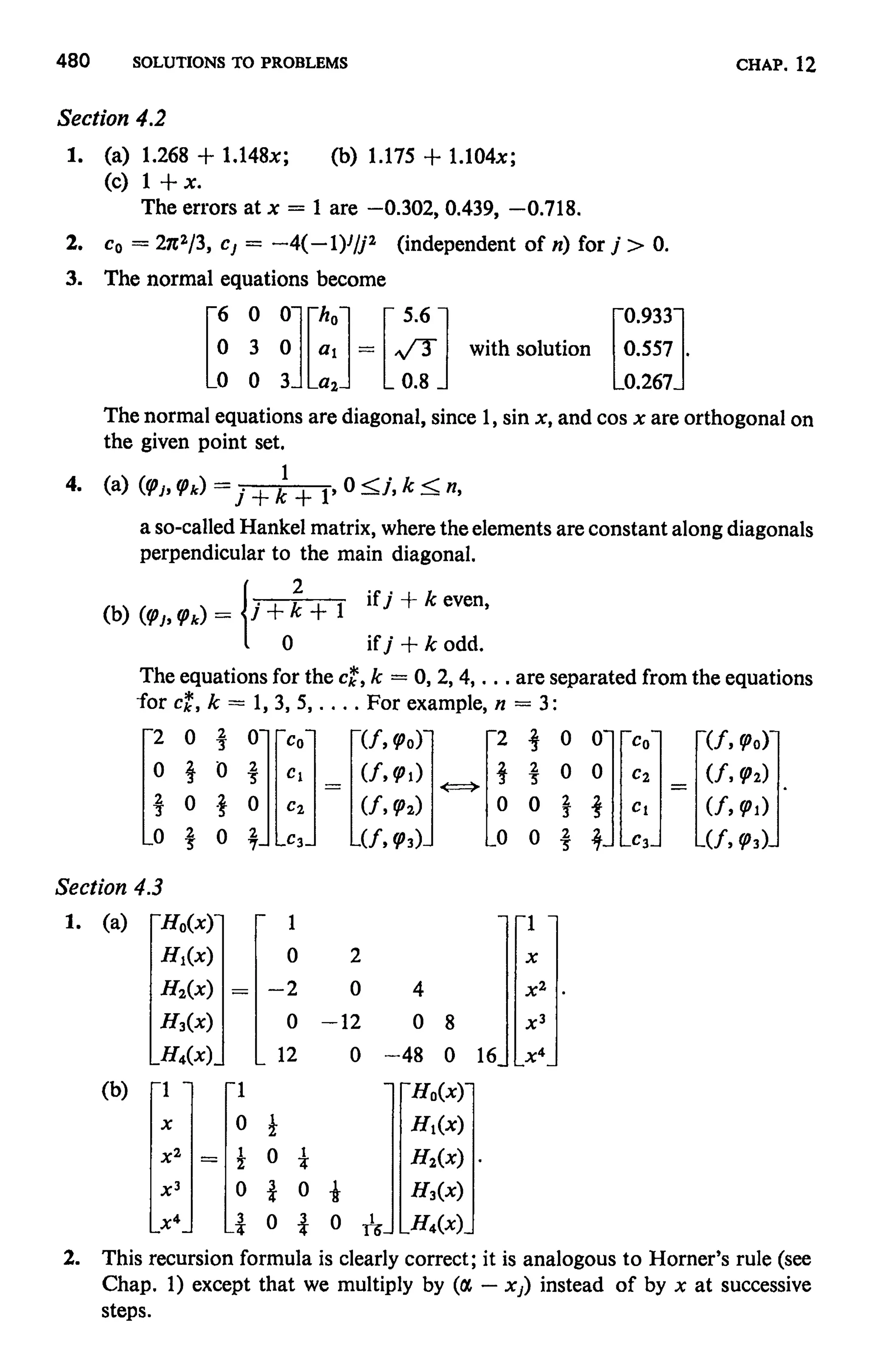 Numerical methods