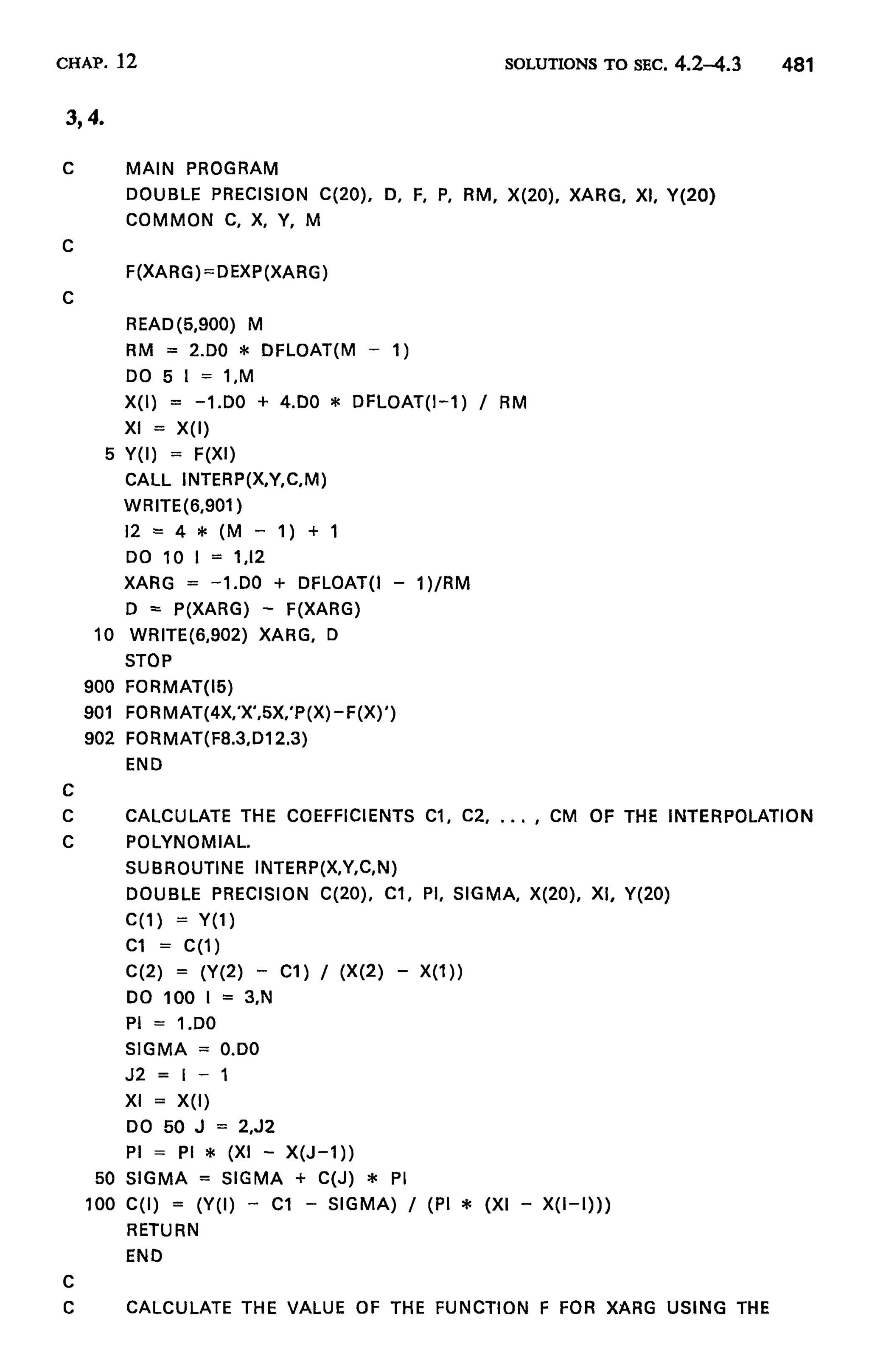 Numerical methods
