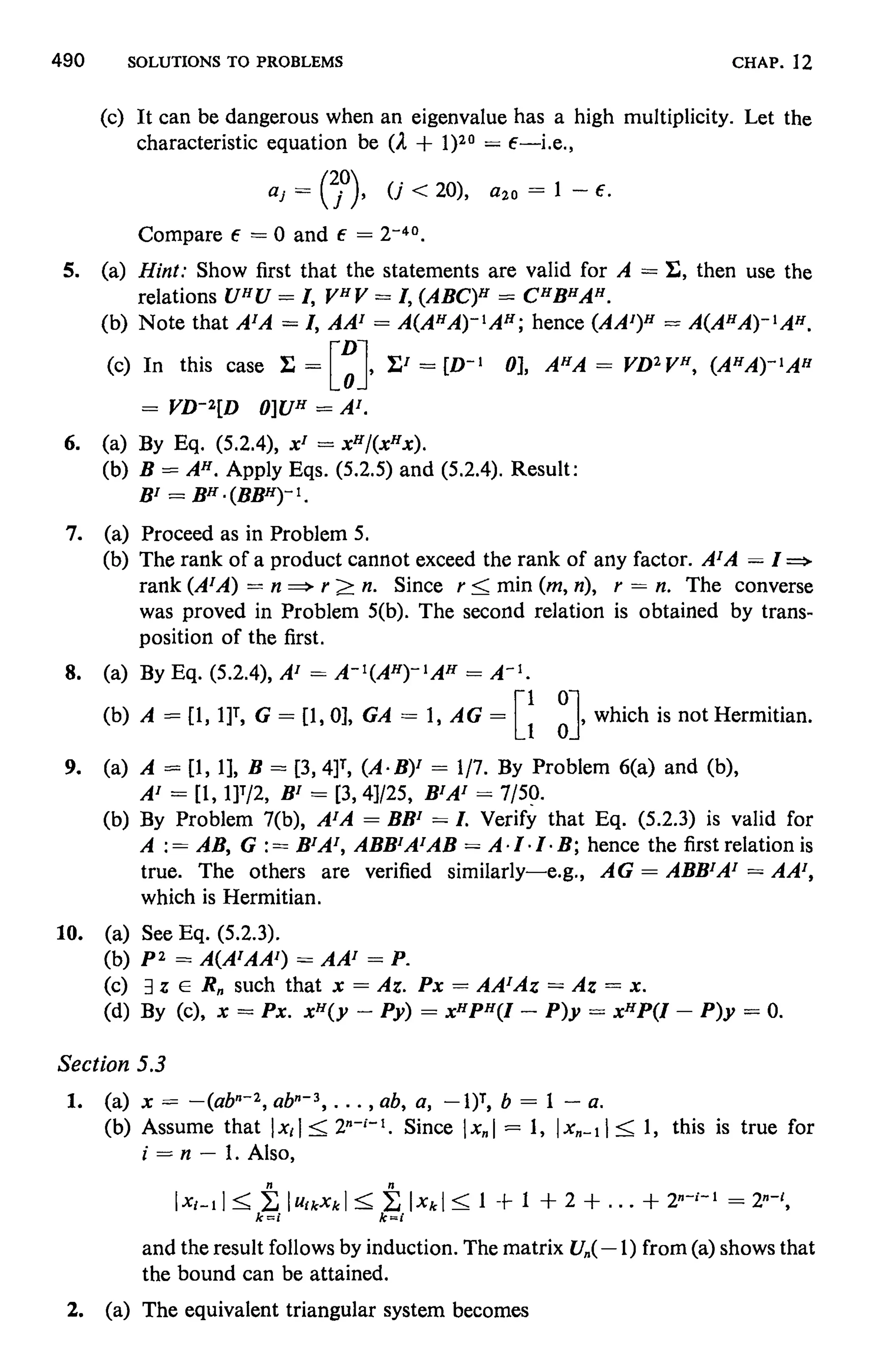 Numerical methods