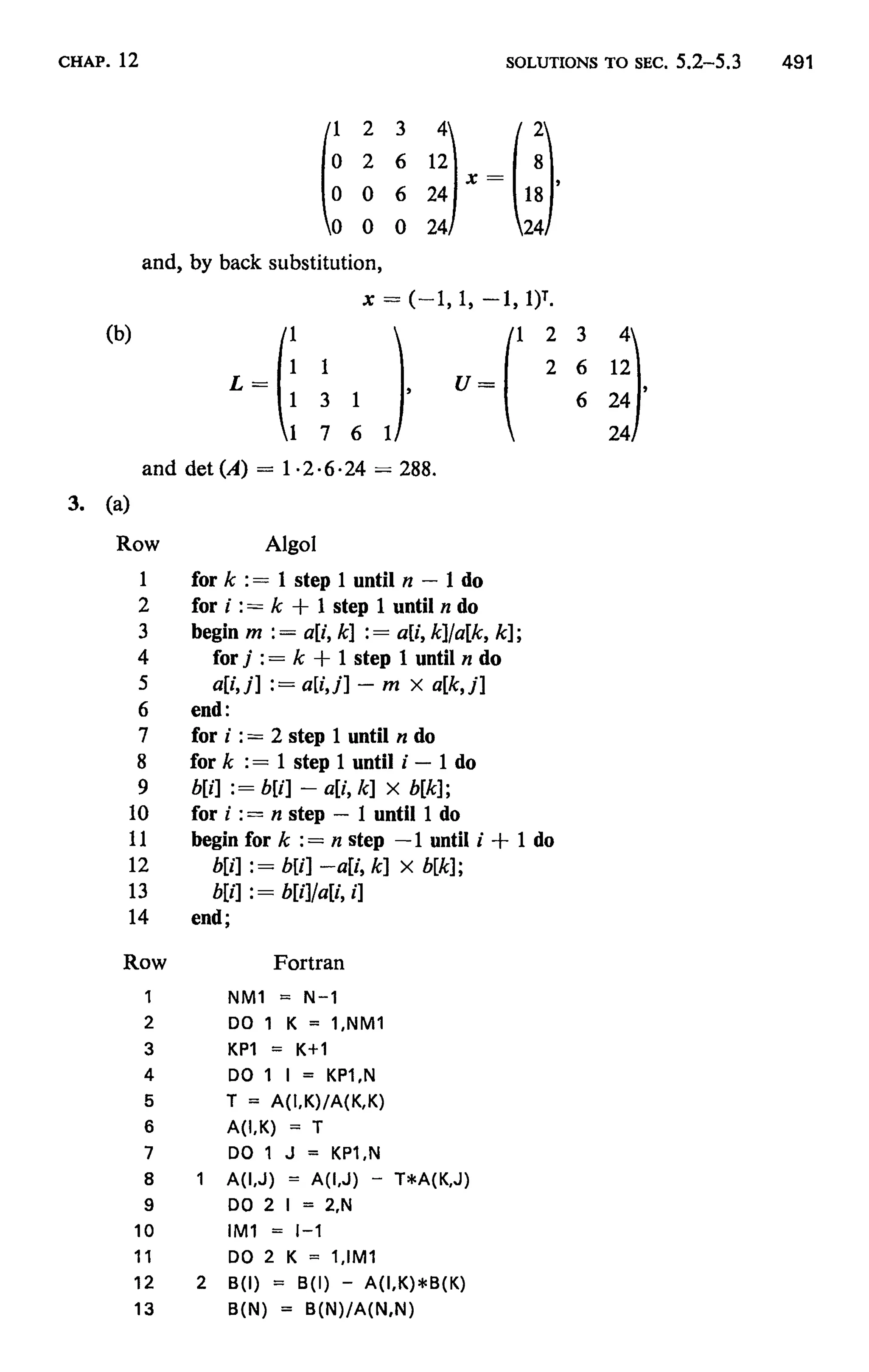Numerical methods
