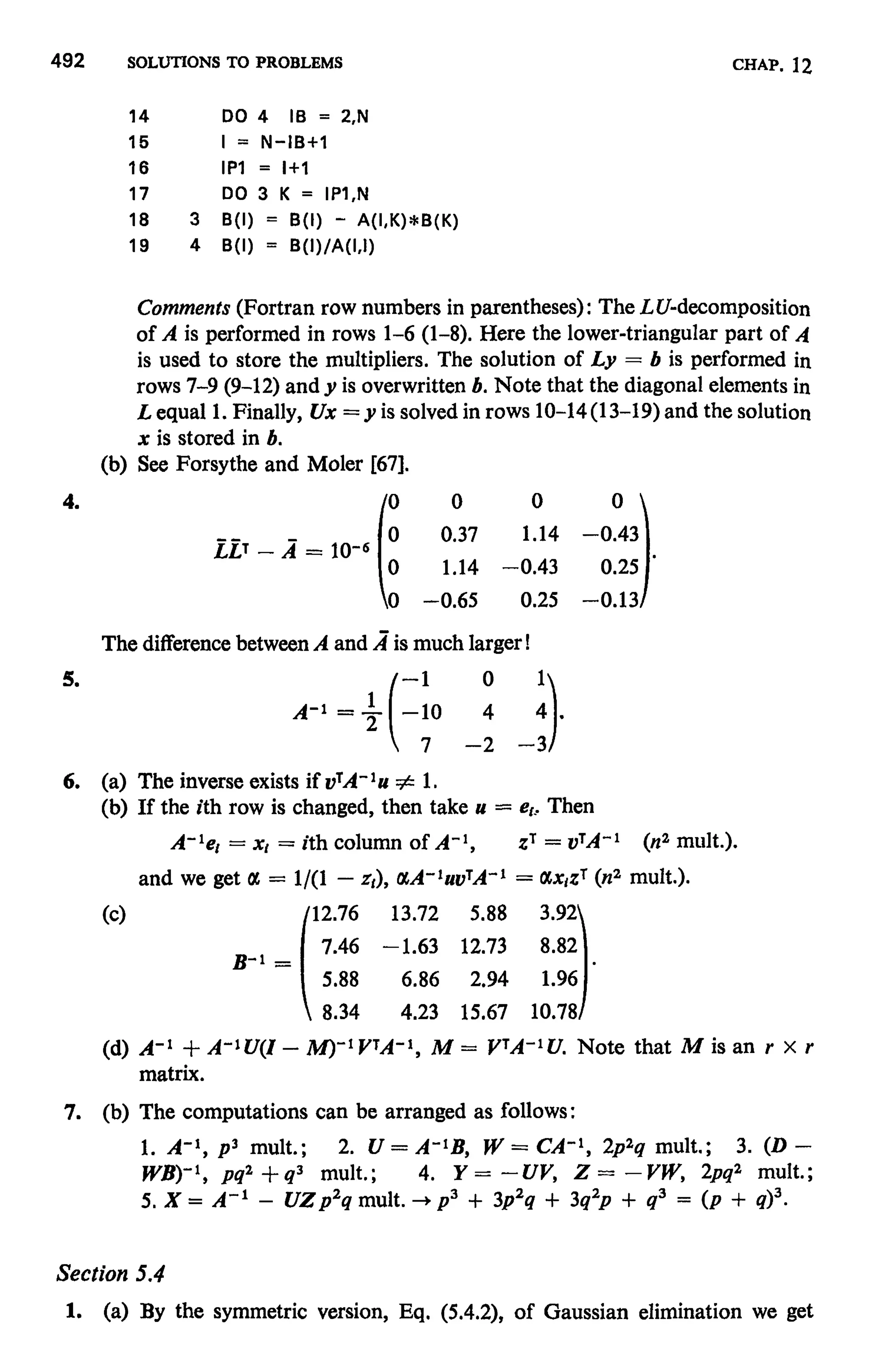 Numerical methods
