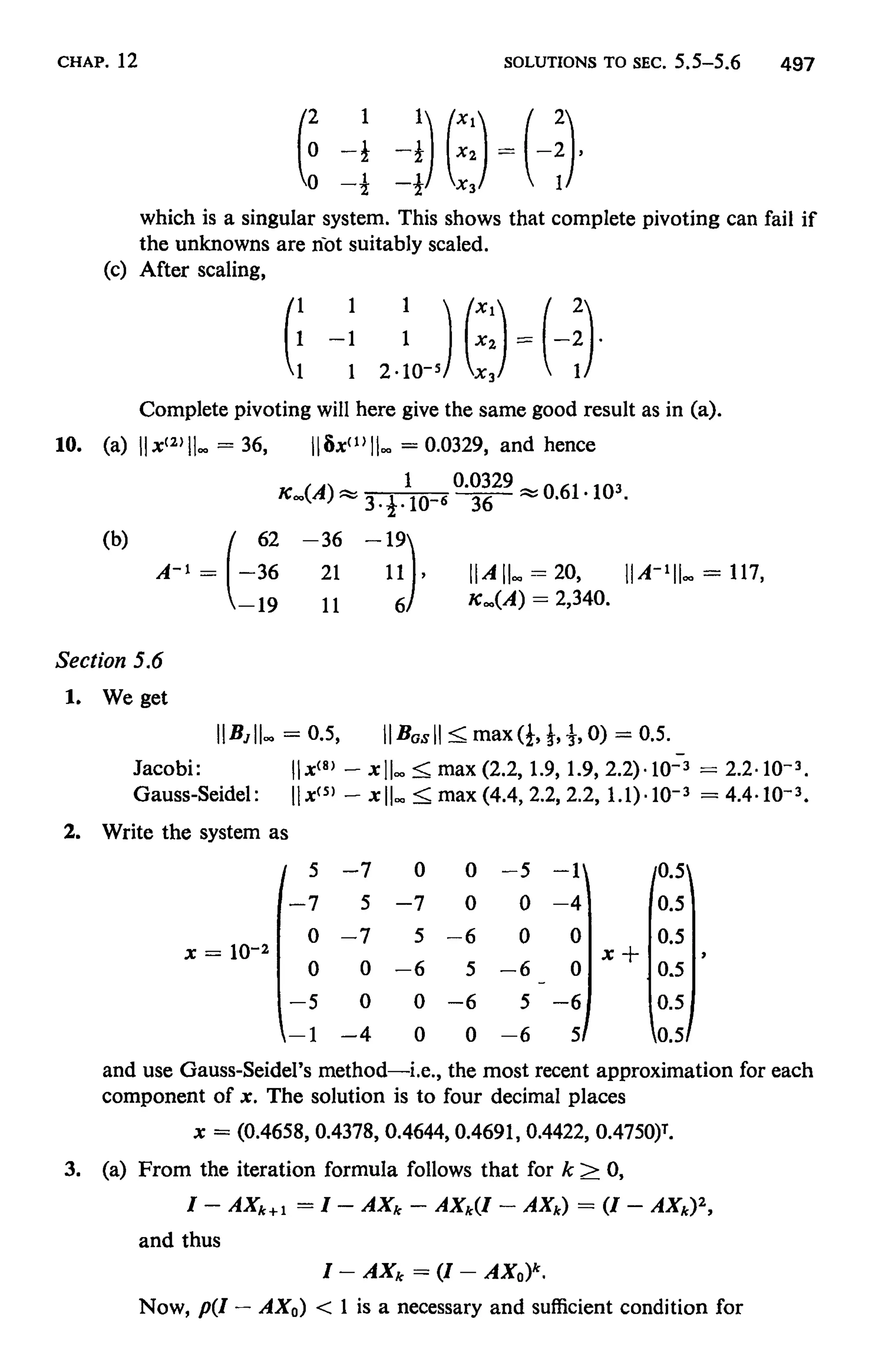 Numerical methods