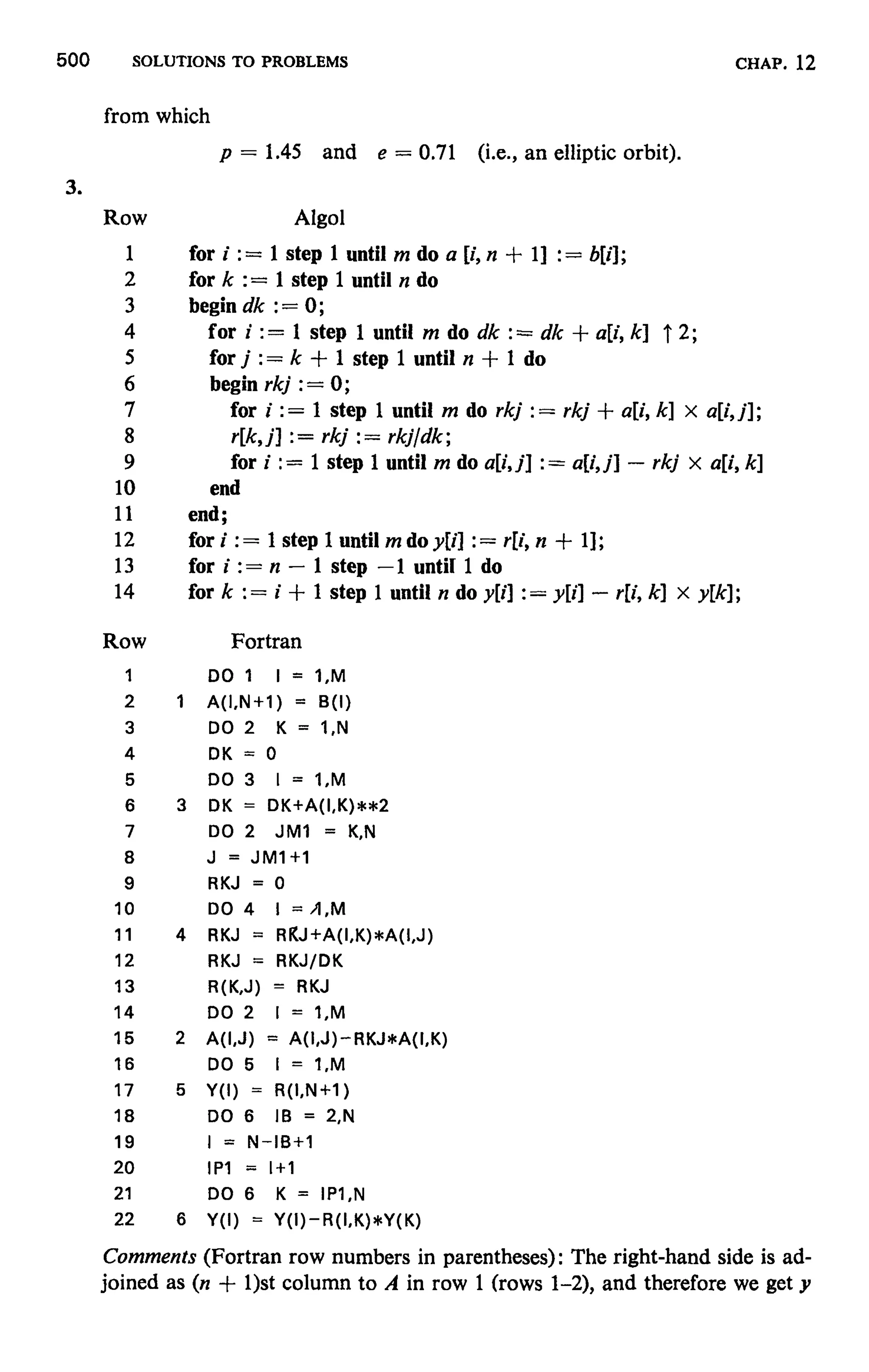 Numerical methods