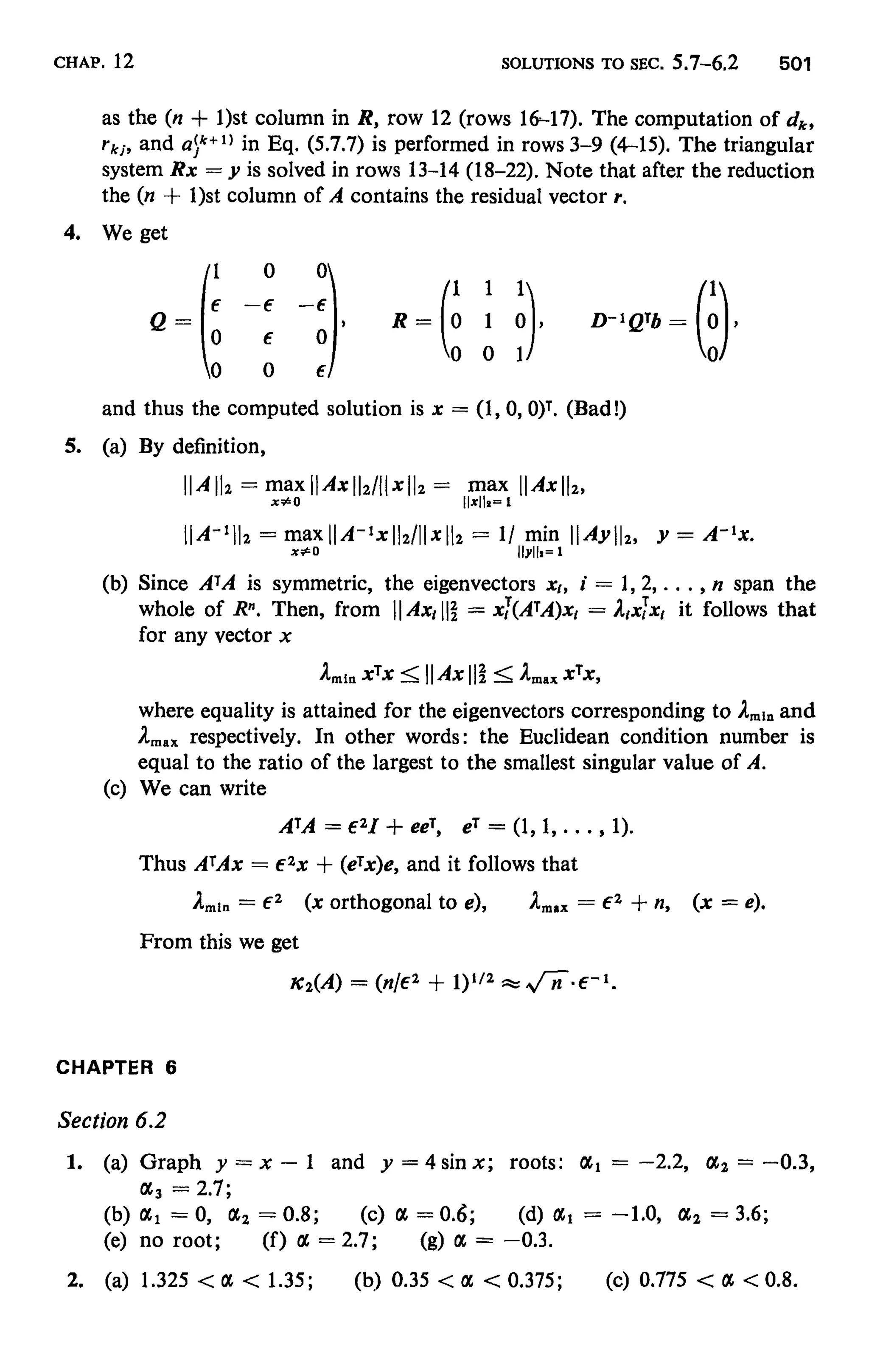 Numerical methods