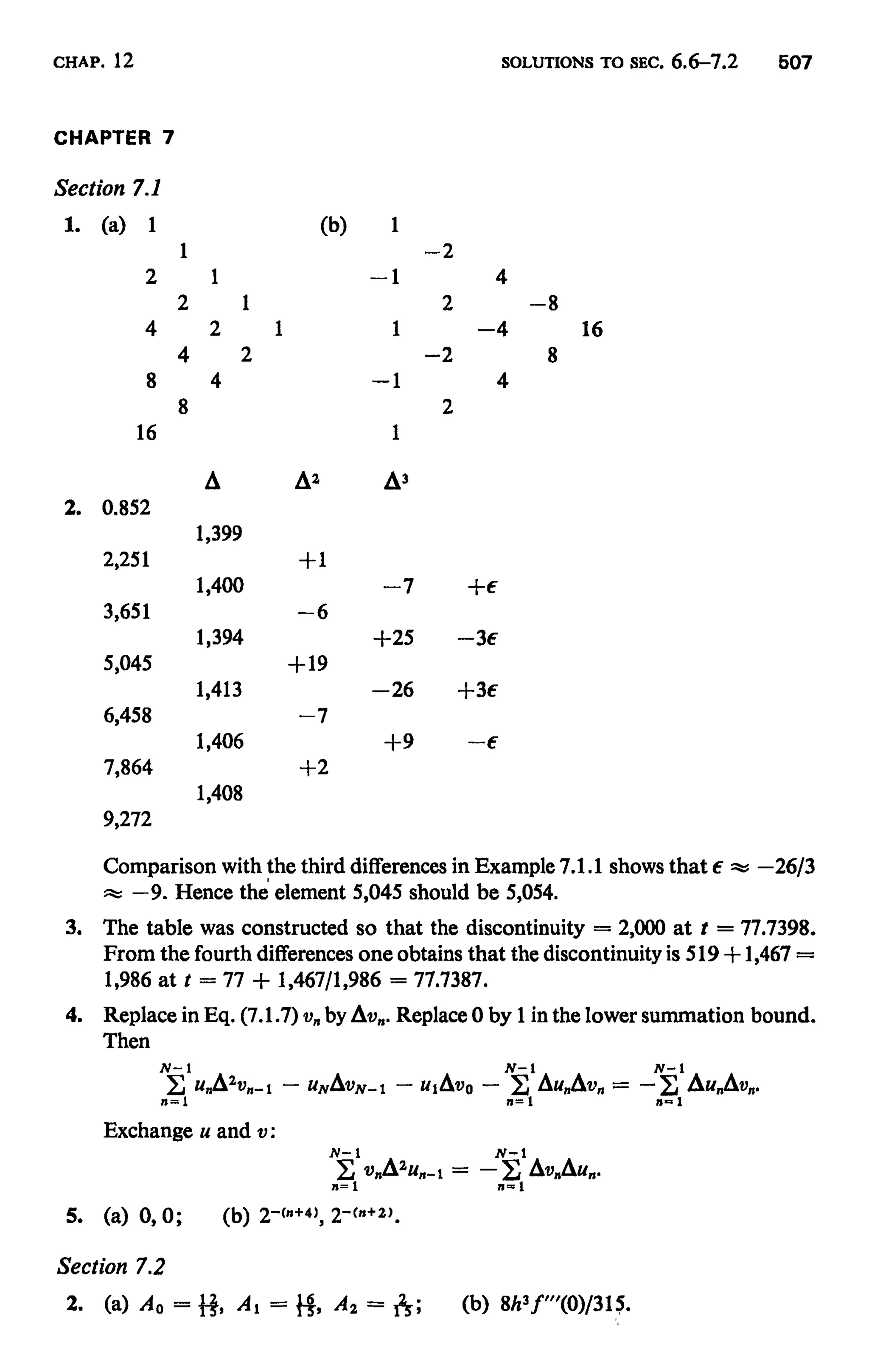 Numerical methods