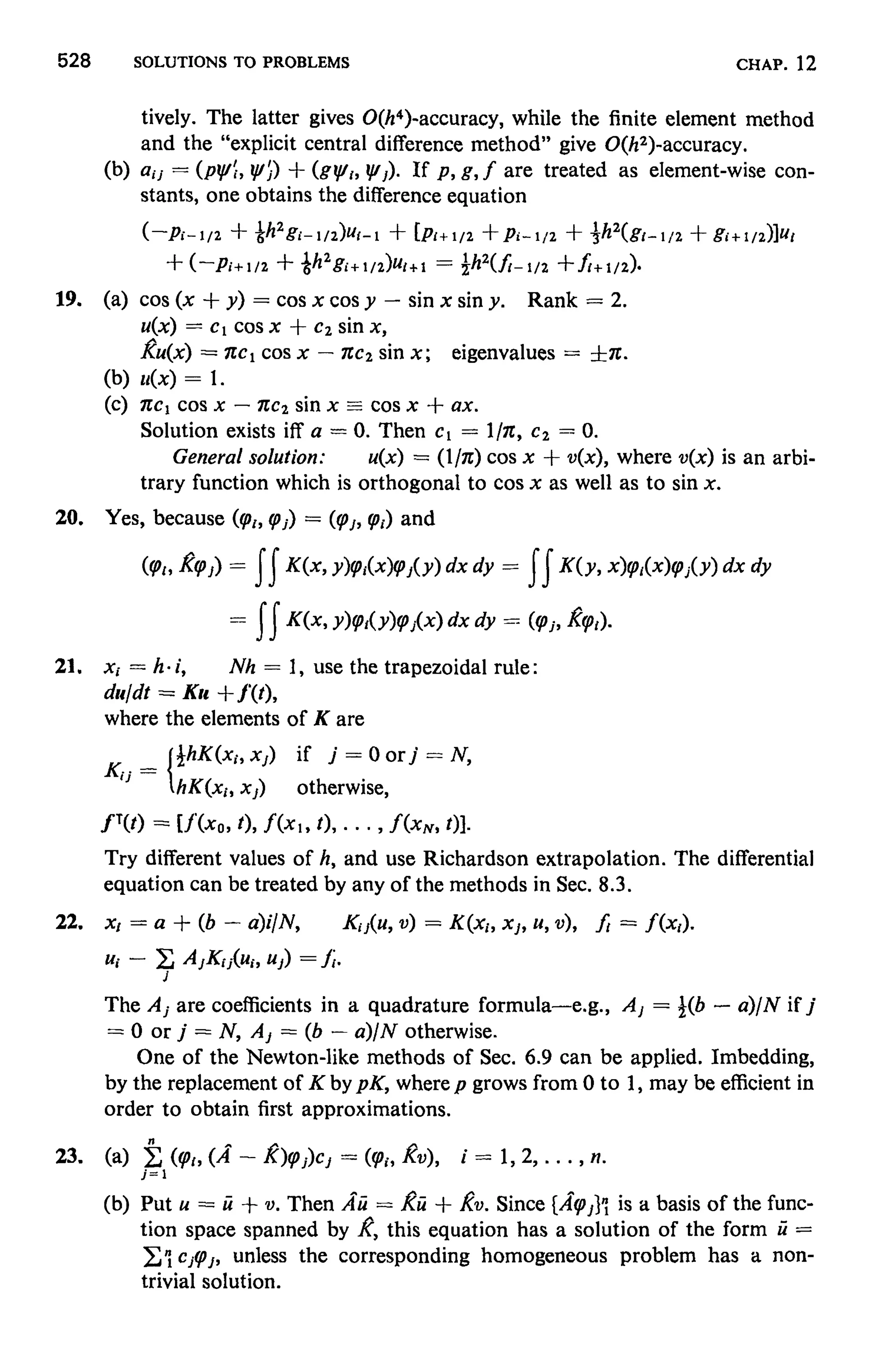 Numerical methods