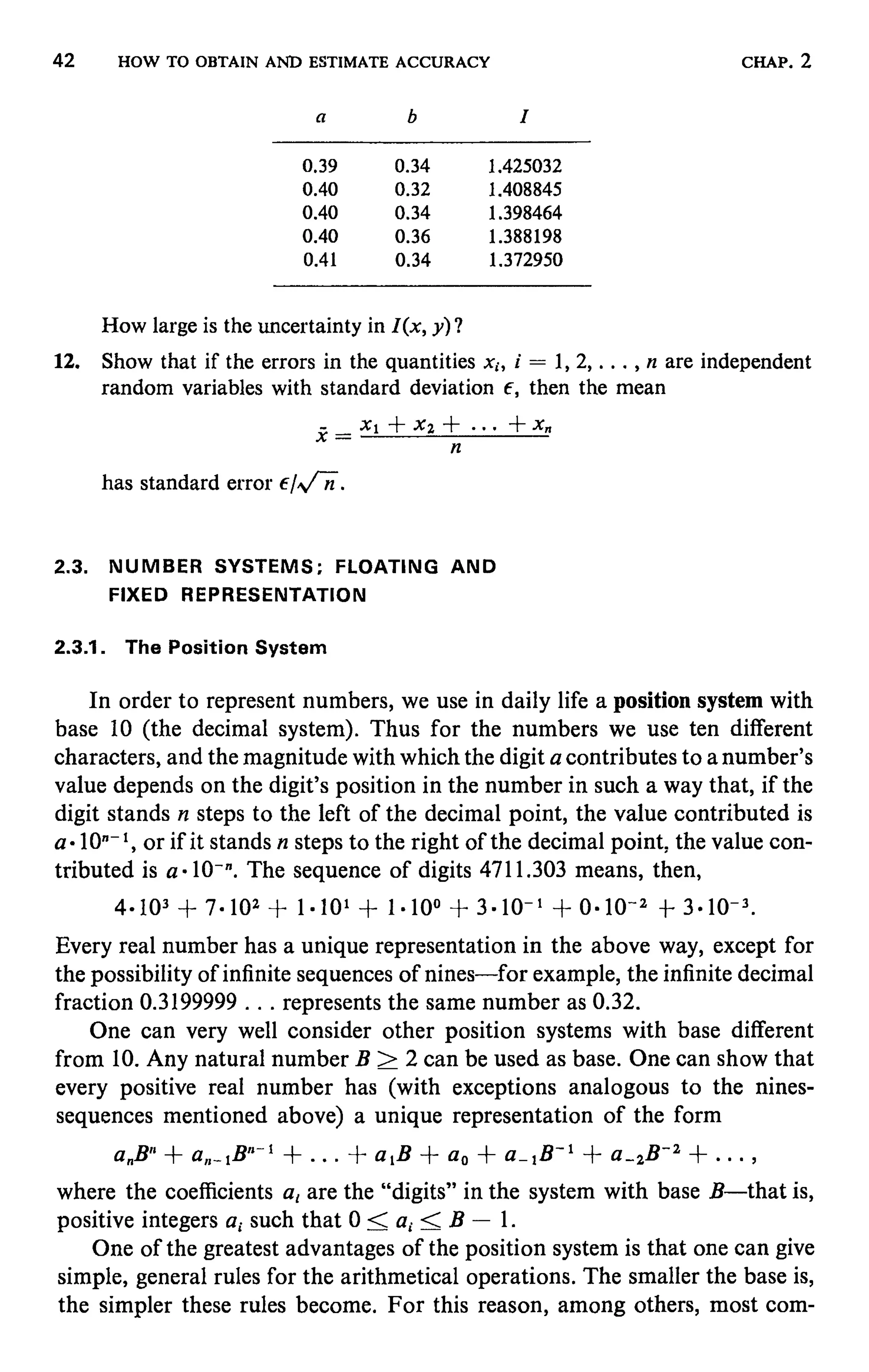 Numerical methods