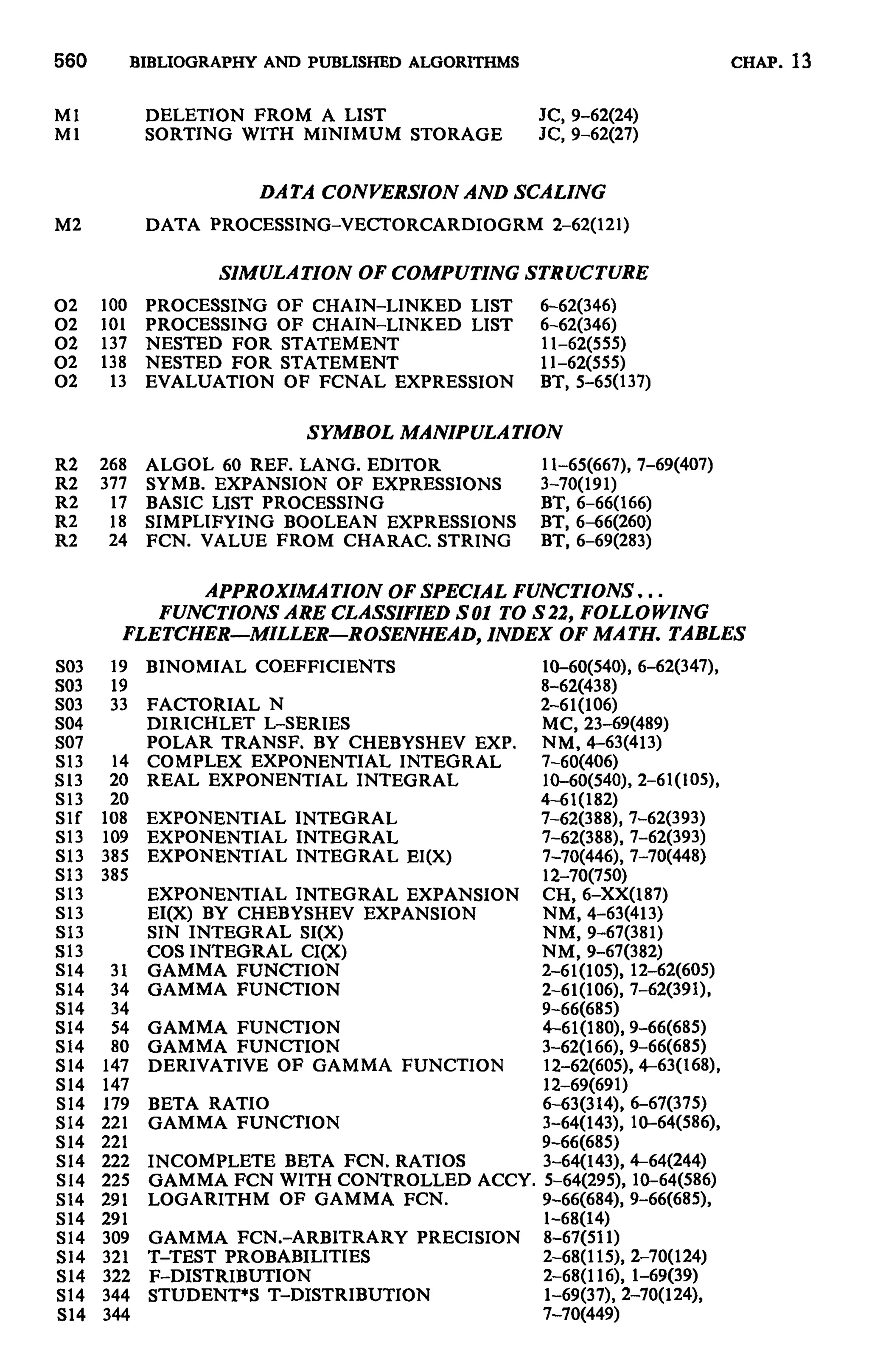 Numerical methods