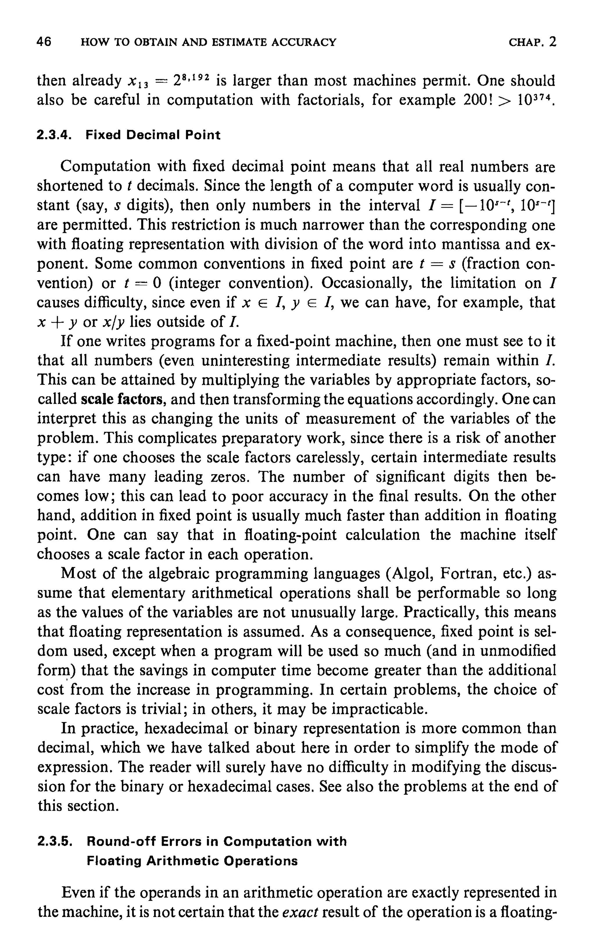 Numerical methods