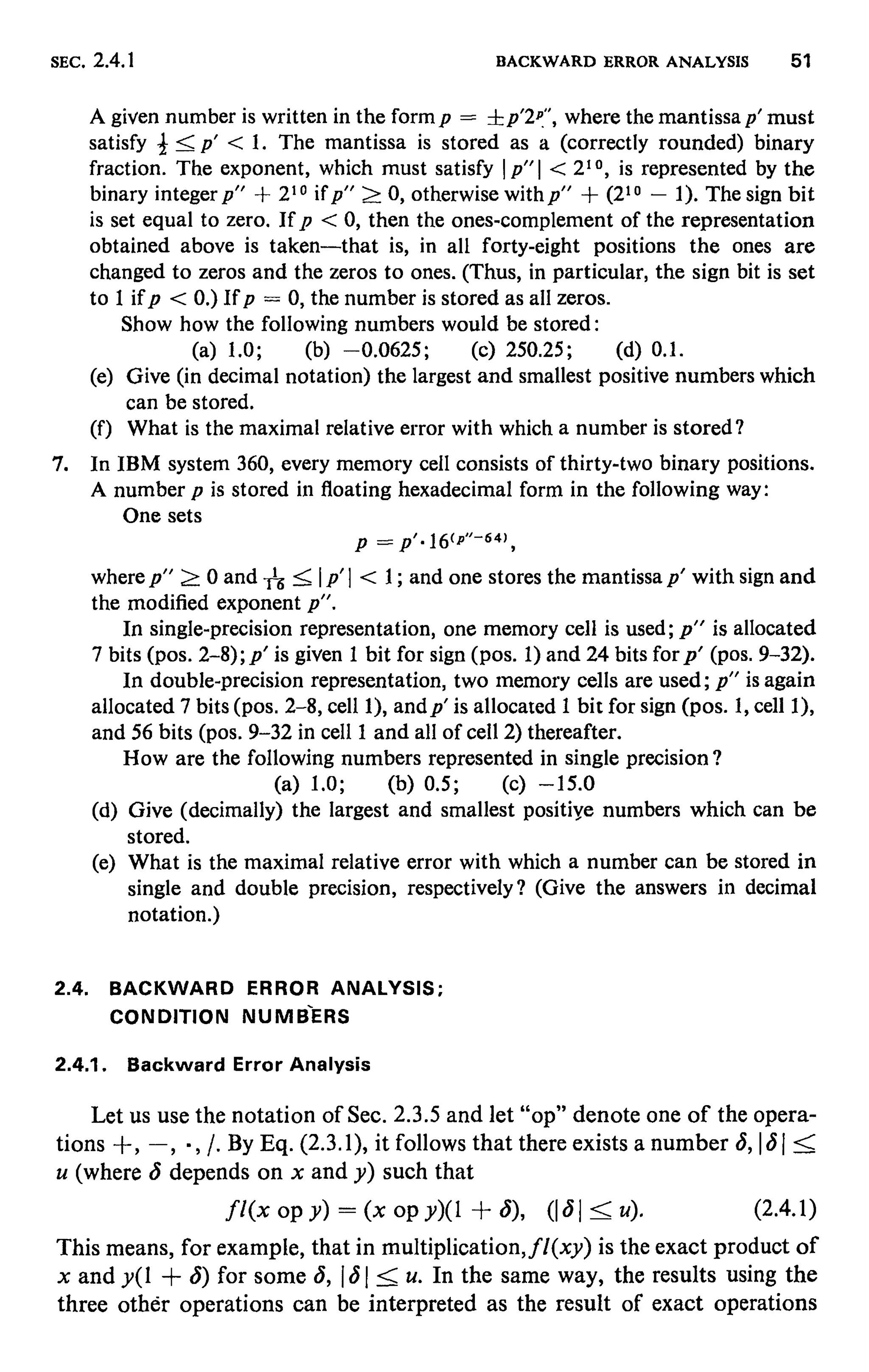 Numerical methods