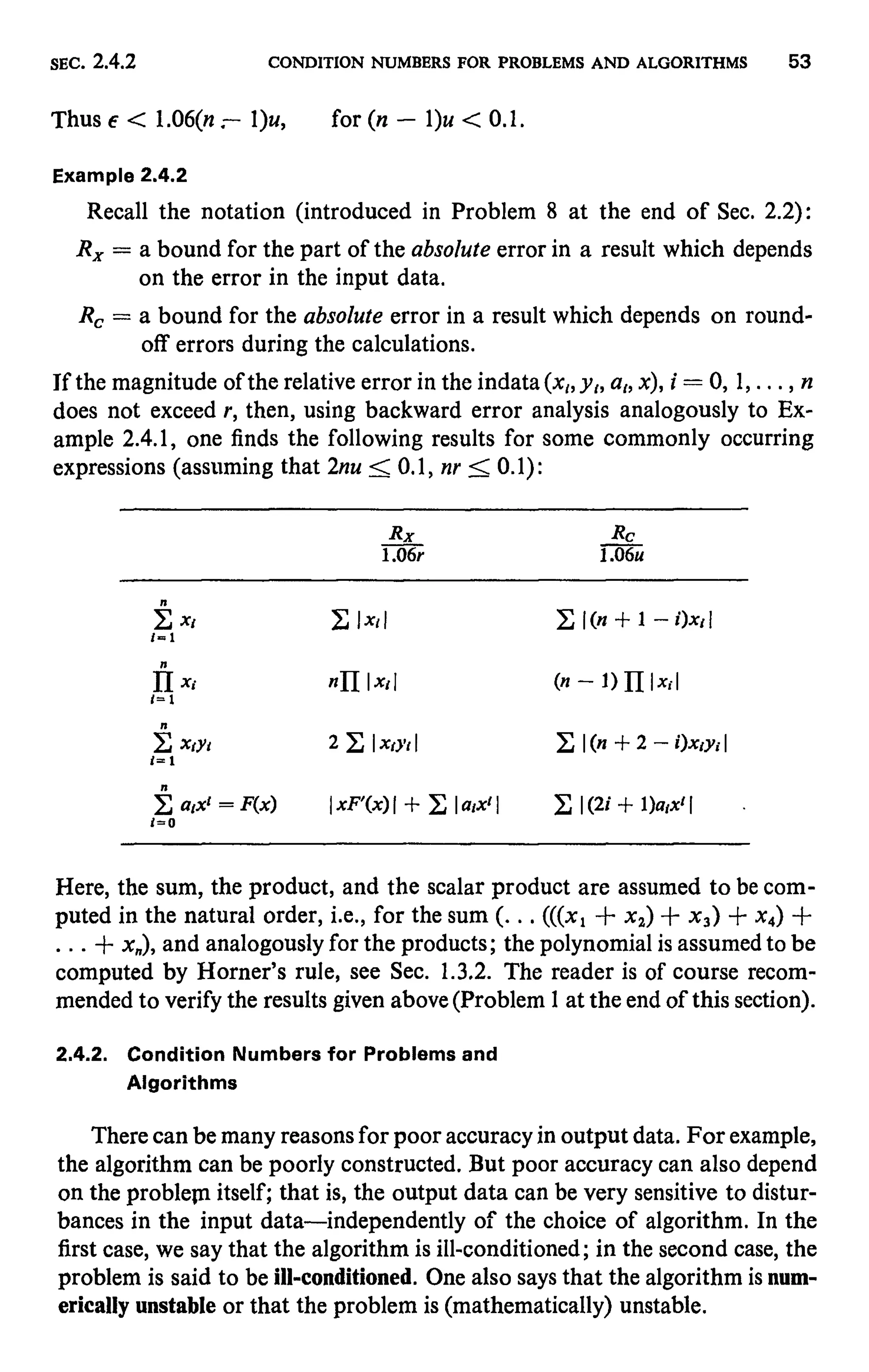 Numerical methods