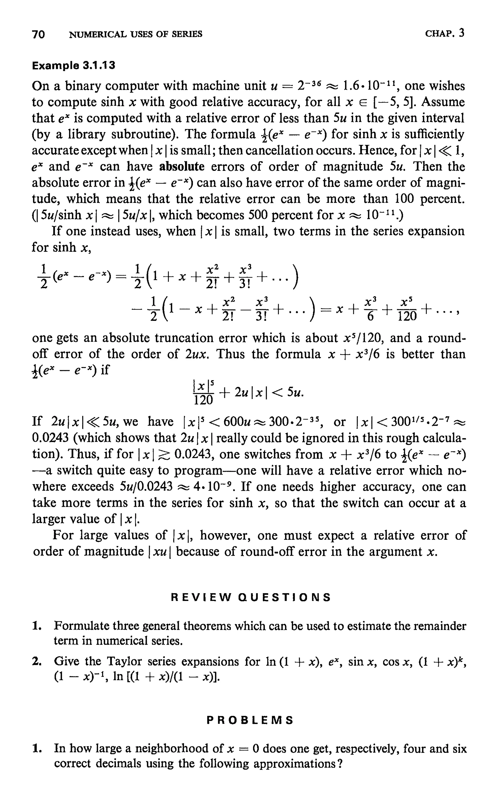 Numerical methods